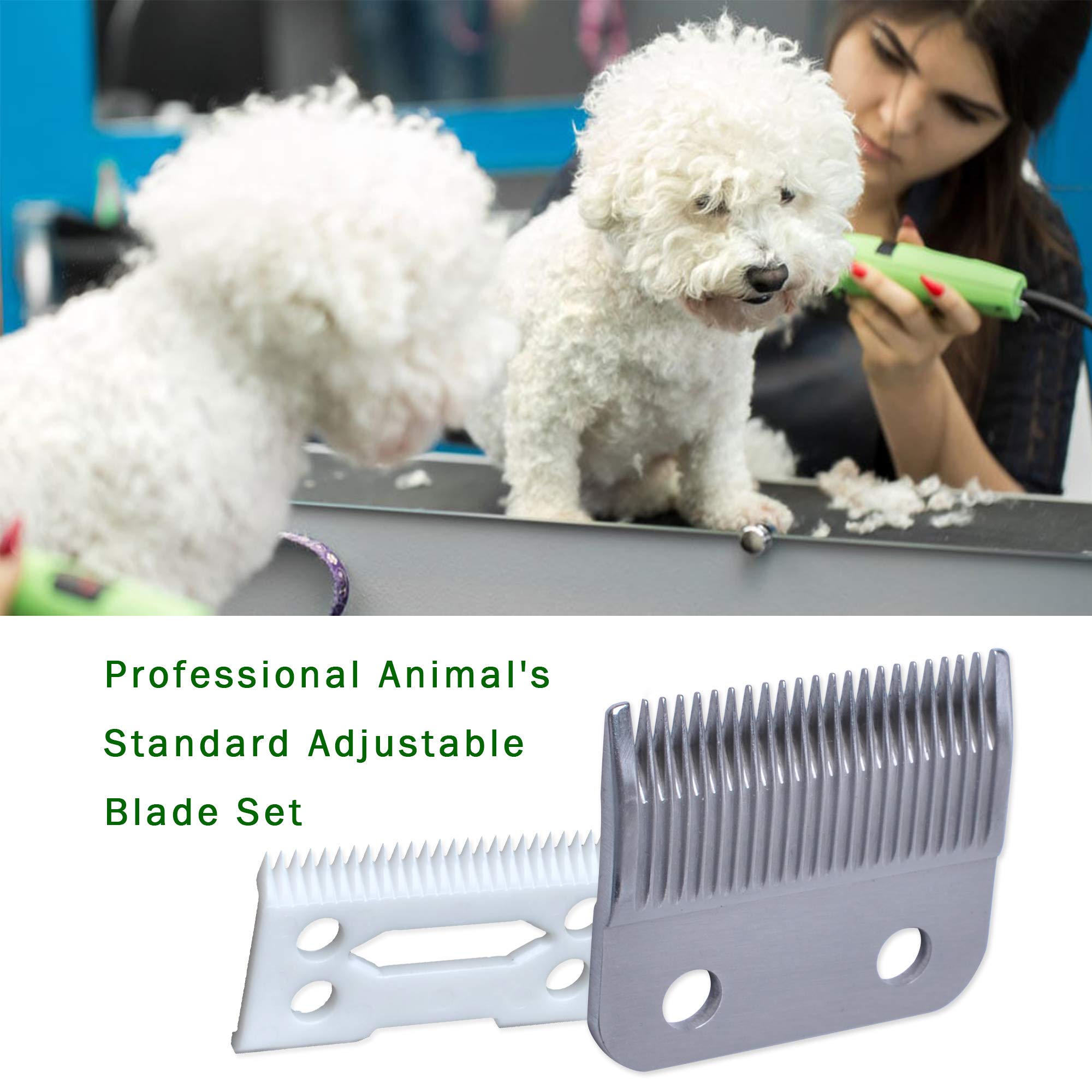 Replacement Clipper Blade Compatible With W-Ahl #30-15-10 Pro Ion, Iron Horse, Show Pro Plus, U-Clip, And Deluxe U-Clip,Professi