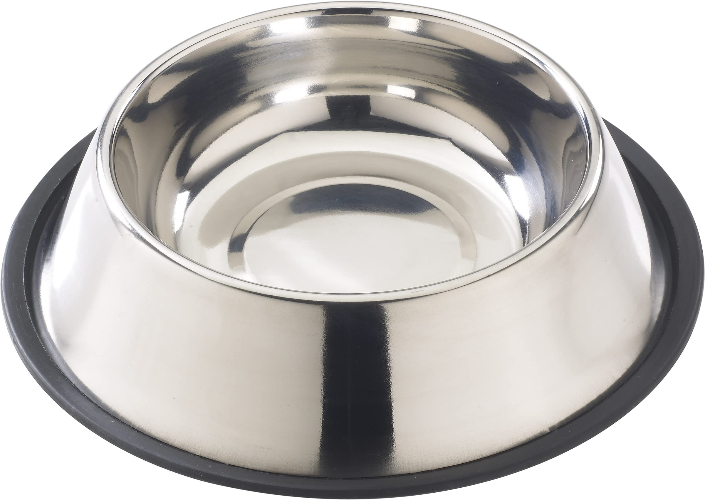 Spot 6036 24 Oz Mirror Finish No-Tip Dog Dish