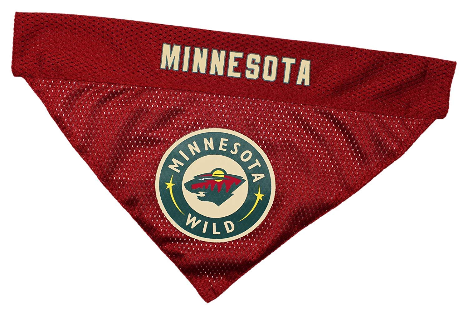 NHL MINNESOTA WILD BANDANA for DOGS & CATS, Small/Medium. - Cute & Stylish Bandana! The Perfect HOCKEY FAN Scarf Bandana, great 