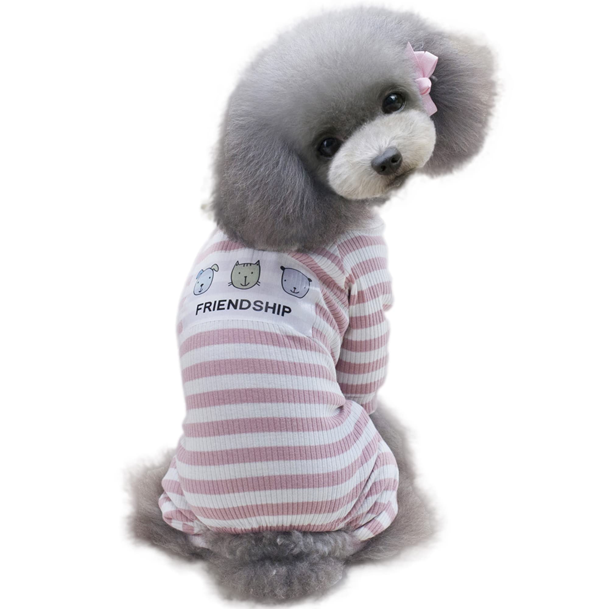 Dogs Pjs Clothes For Small Dogs Girl Puppy Pajamas Long Sleeved Onsie Warm Coats Jumpers Outfits