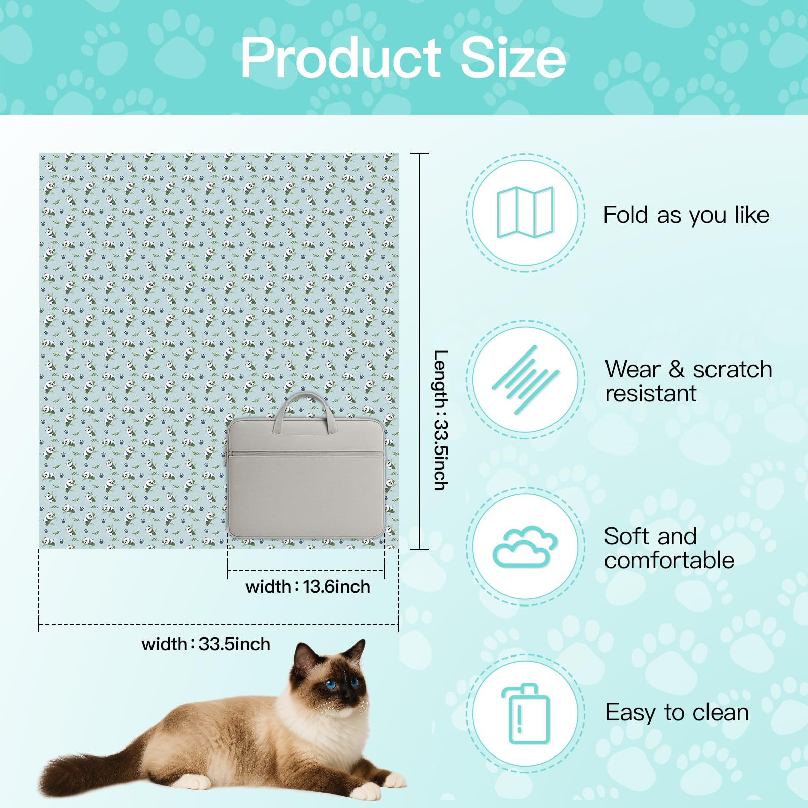 Cat Wrap For Grooming, Maximum, Self-Adherent Soft Cat Blanket For Nail Clipping, Anti-Scratch-Escape Calming Wrap, Cats Burrito