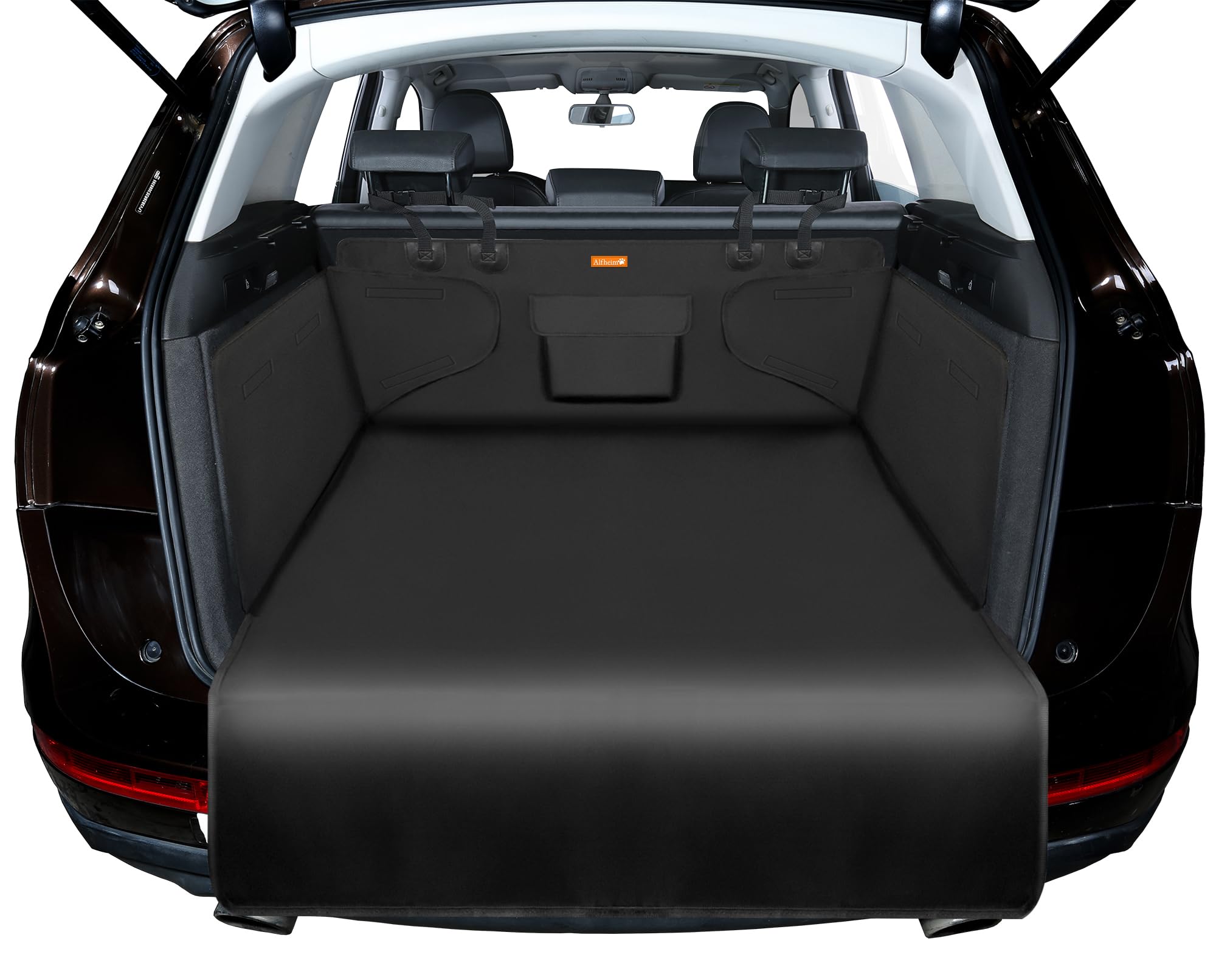 Alfheim Cargo Liner For Dogs, Nonslip Waterproof Pet Boot Liner With Bumper Flap Protector, Durable Washable Cargo Cover Mat Travel, Universal For Medium Small Car Truck Suv