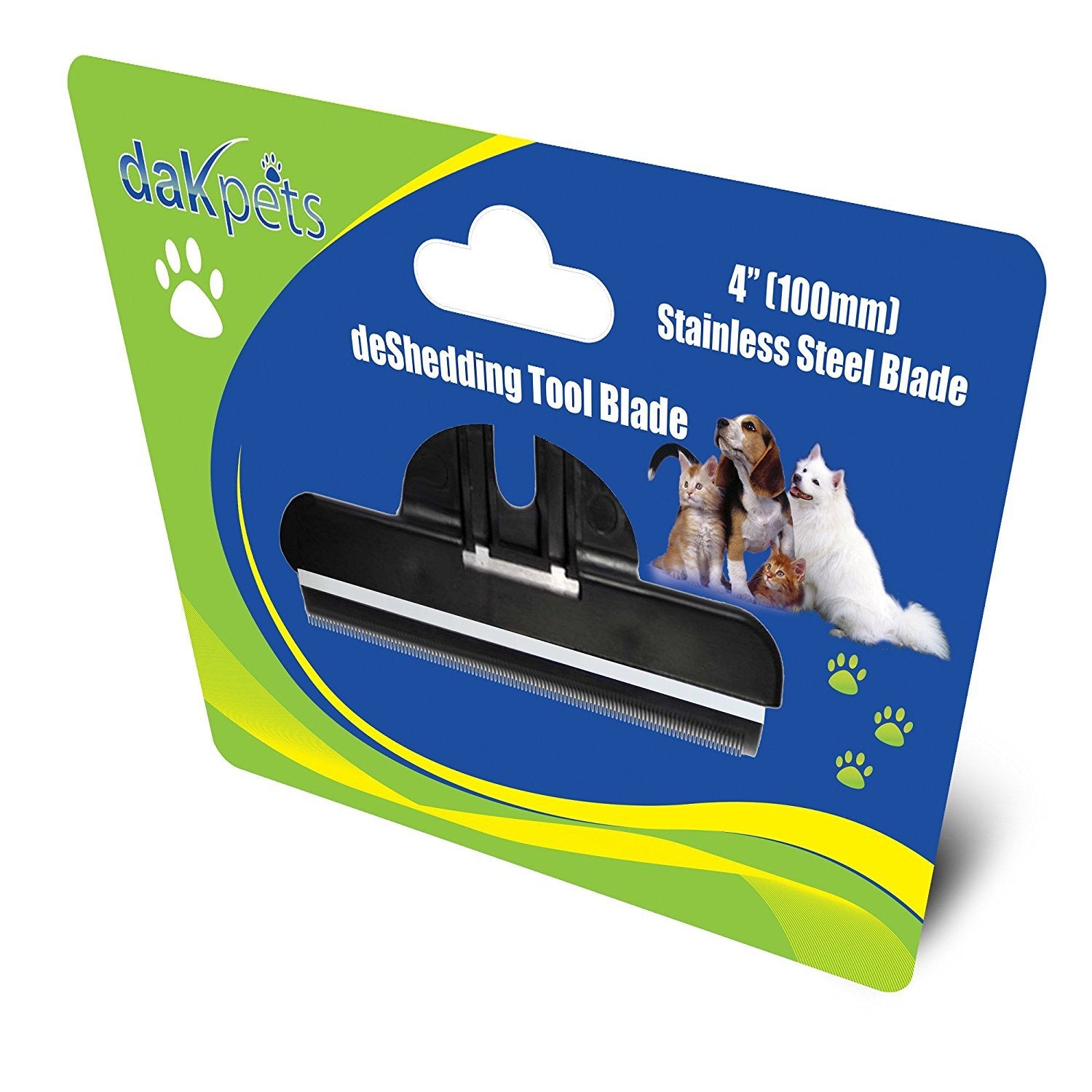 Dakpets Deshedding Brush For Dogs & Cats - Pet Grooming Tool Replacement Cartridge - Replaceable Comb