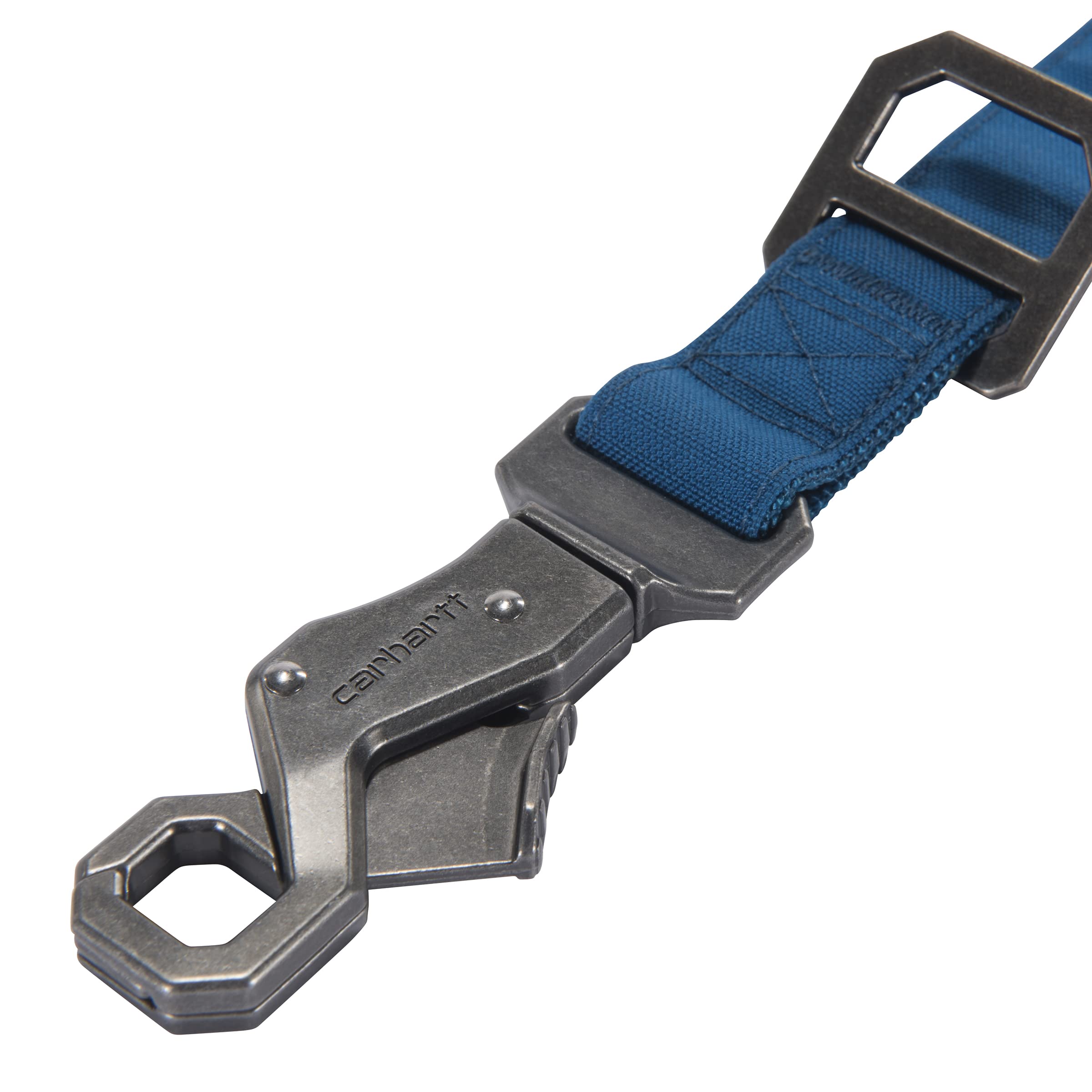 Carhartt Pet Durable Nylon Duck Leashes For Dogs, Reflective Stitching For Visibility, Marine Blue, Large
