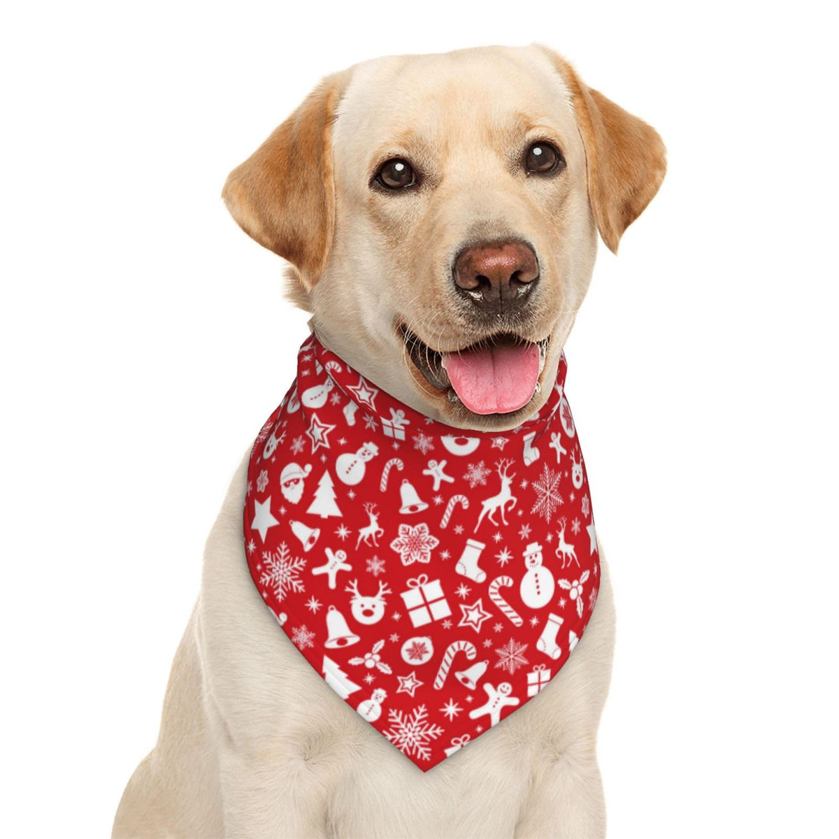 Christmas Snowman Elk Santa Claus Snowflake Dog Bandana Scarf Triangle Bibs Pet Accessories Cat Kerchief