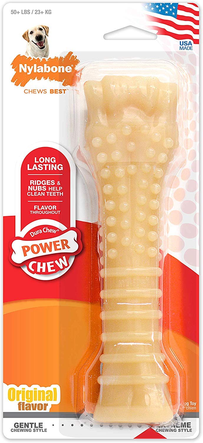 Nylabone Original Bone Dog Chew Toy [Set Of 2] Size: Souper
