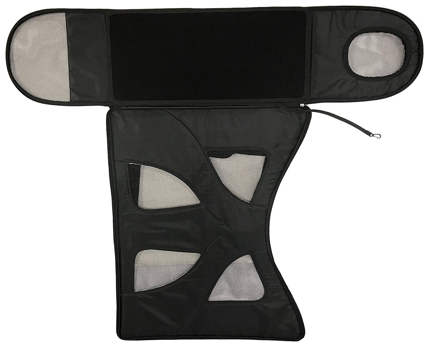 Fuzzy Puppy Pet Products Soft-Sided Pet Carrier for Small Dogs and Cats, Black