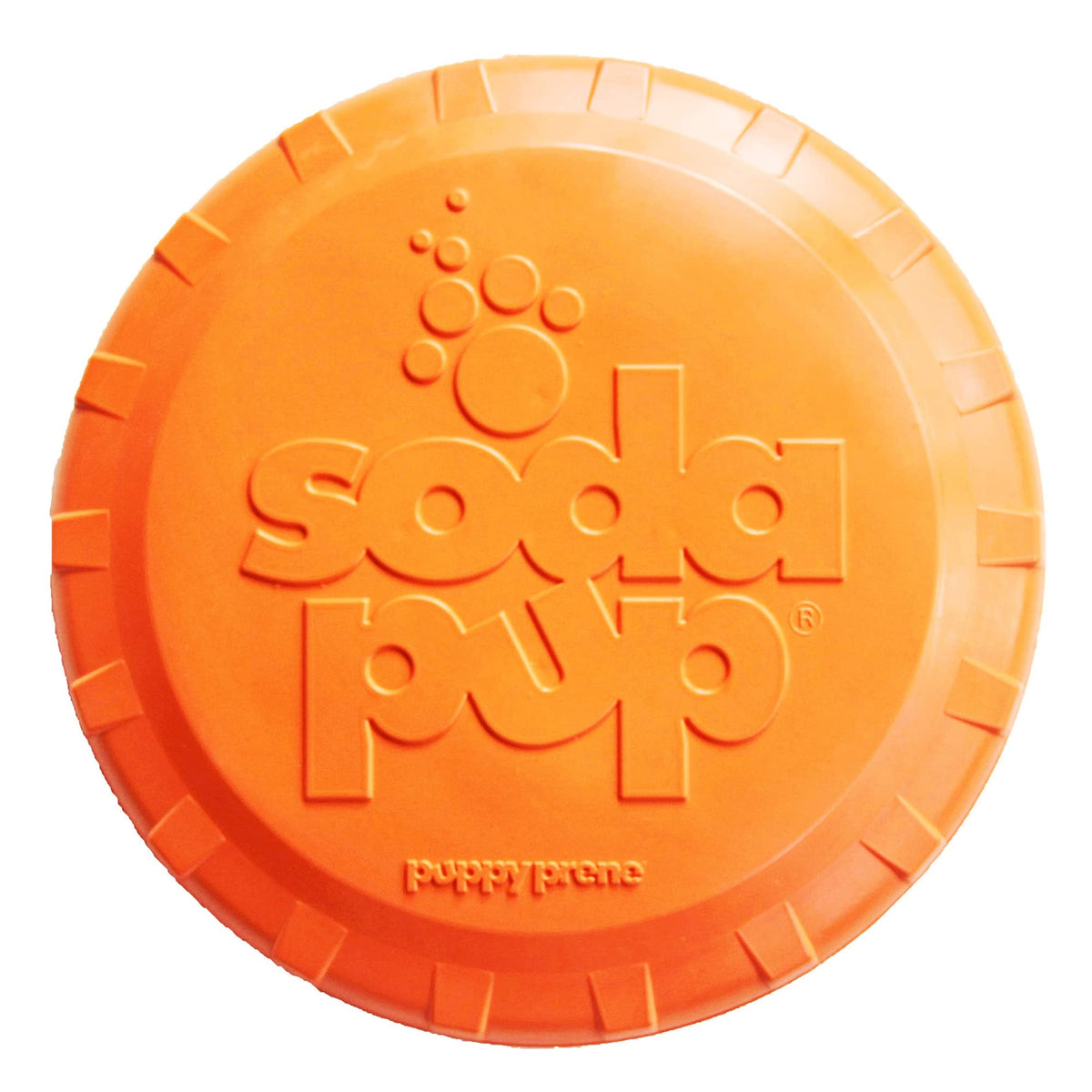 SodaPup Bottle Top – Durable Flyer Retrieving Toy Made in USA from Non-Toxic, Pet-Safe, Food Safe Natural Rubber for Bonding, Physical Exercise, Building Confidence, Teaching Self-Control, & More