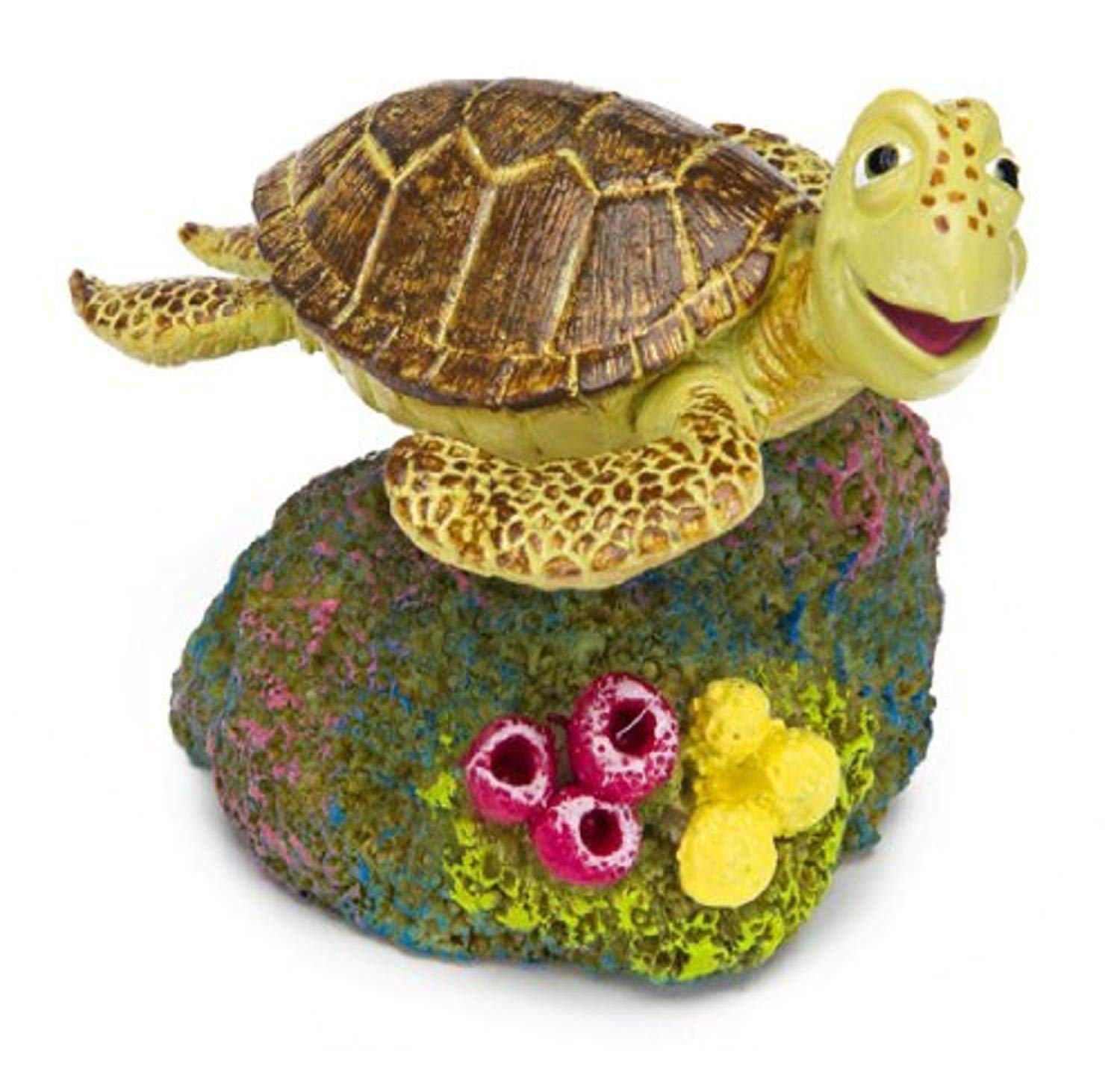 Penn-Plax Finding Nemo Resin Ornament Aquarium Decor, Crush, 3' X 2.5' X 2.5'