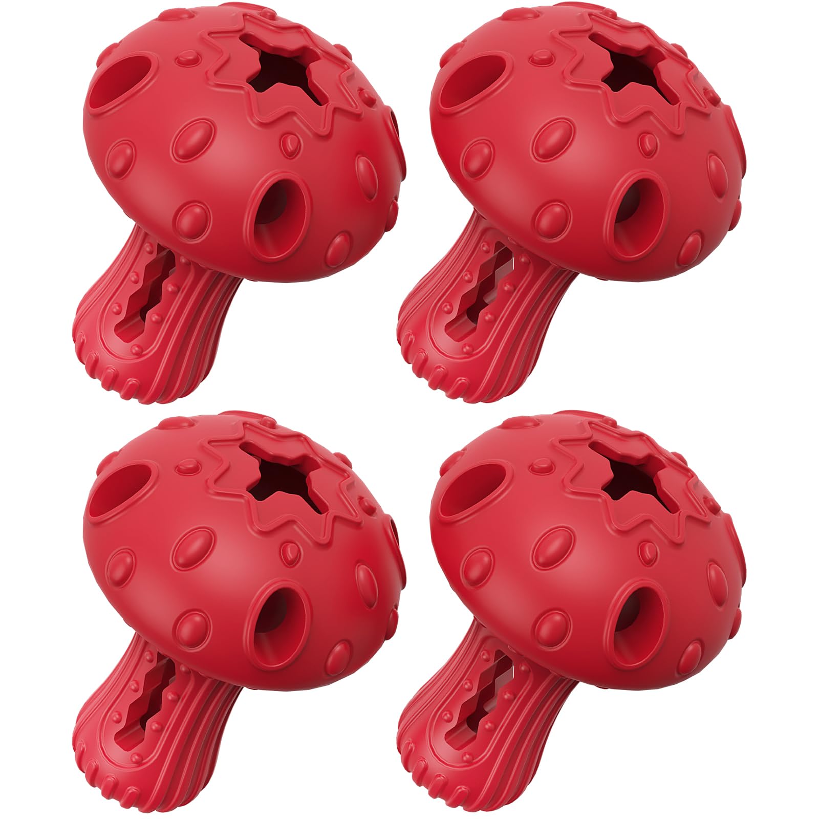 Dog Chew Toys For Aggressive Chewers, Rubber Treat Dispensing Stimulation Toy To Keep Them Busy, Durable Interactive Enrichment 
