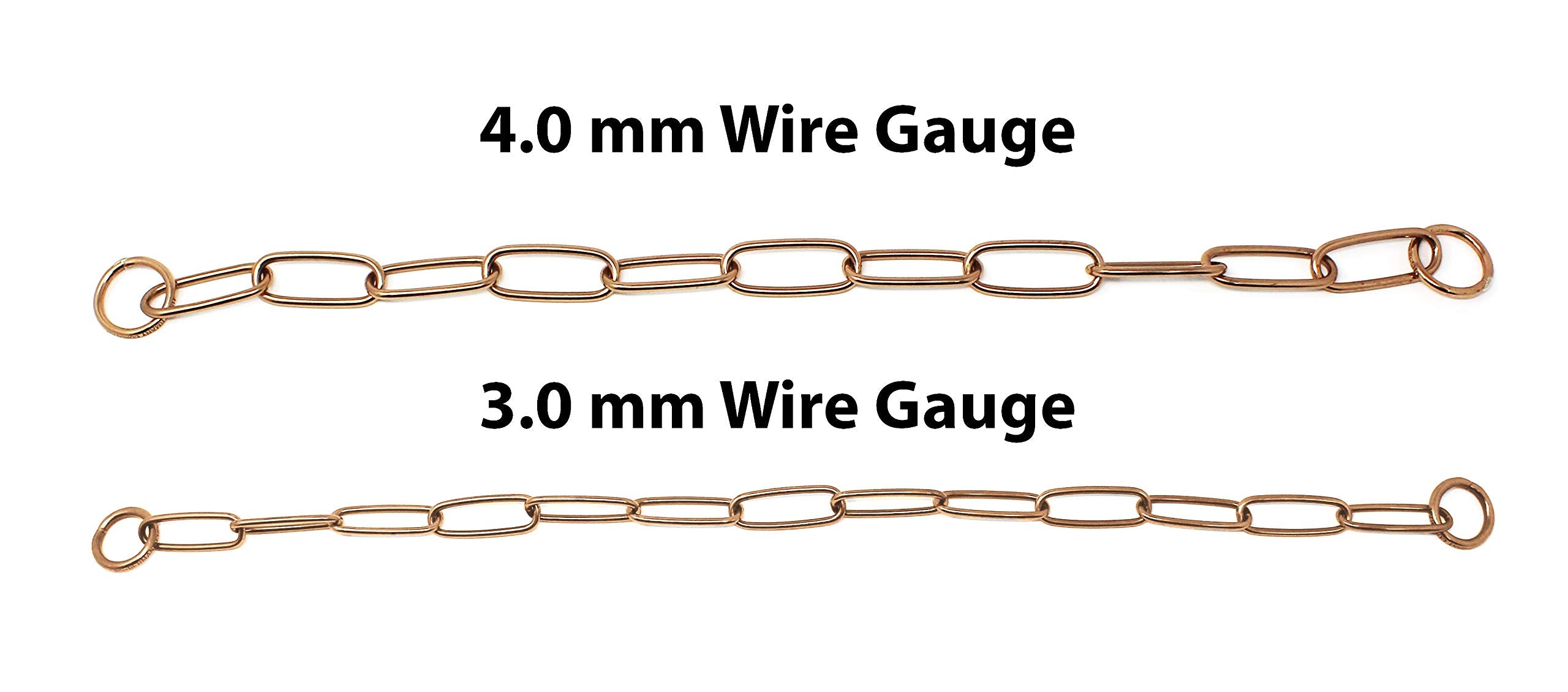 Herm Sprenger Curogan Long Link Fur Saver Dog Training Collar Hypoallergenic Nickel Free No-Pull Slip Chain For Small Medium Large Dogs For Easy Control Made In Germany 4Mm 26In 67Cm