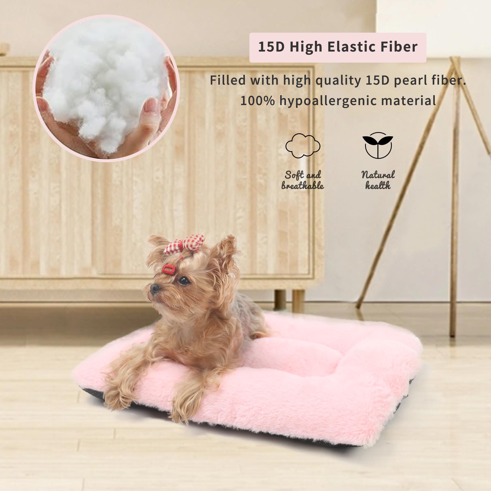 Wrkfree Dog Crate Bed 22 Inch Ultra Soft Pet Bed Washable Crate Mat For Toy Dogs Breed And Indoor Cat Ideal For Dog Crates 22 X