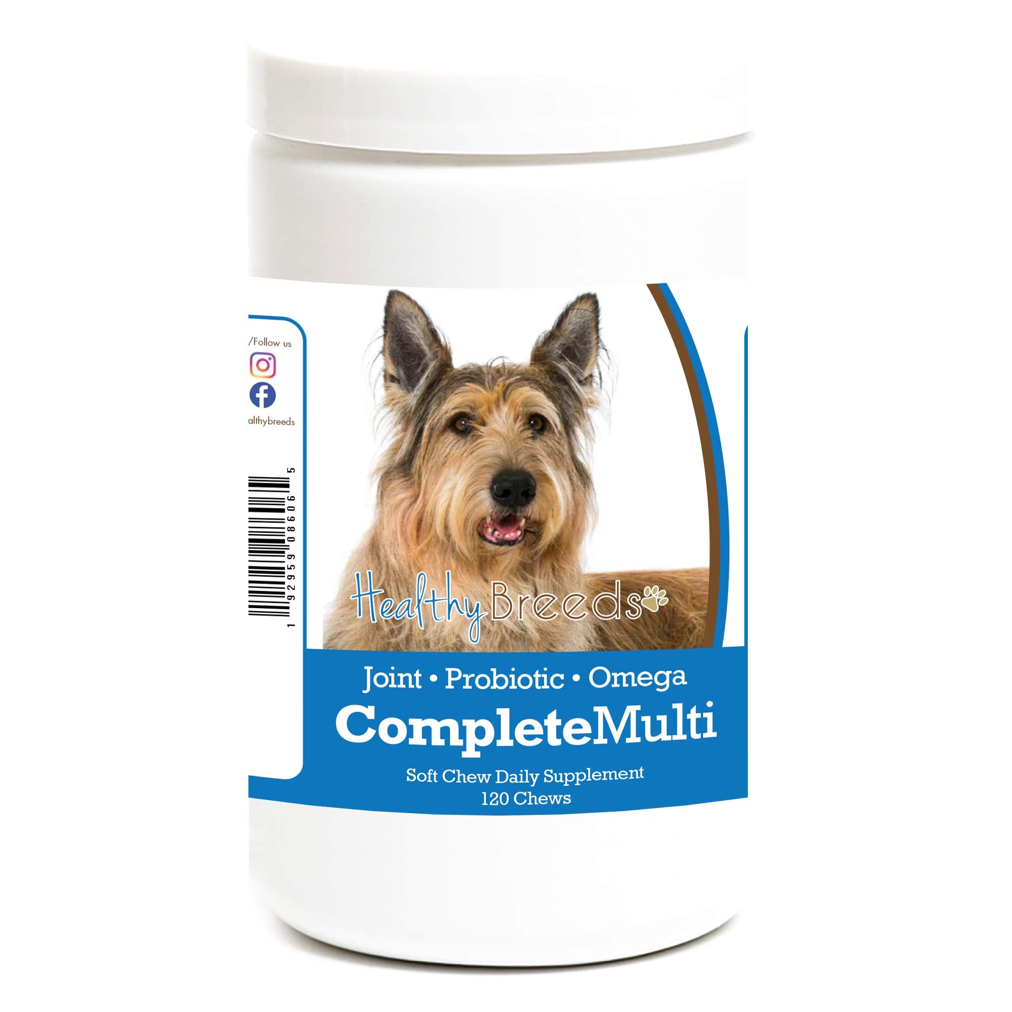 Healthy Breeds Berger Picard All in One Multivitamin Soft Chew 120 Count