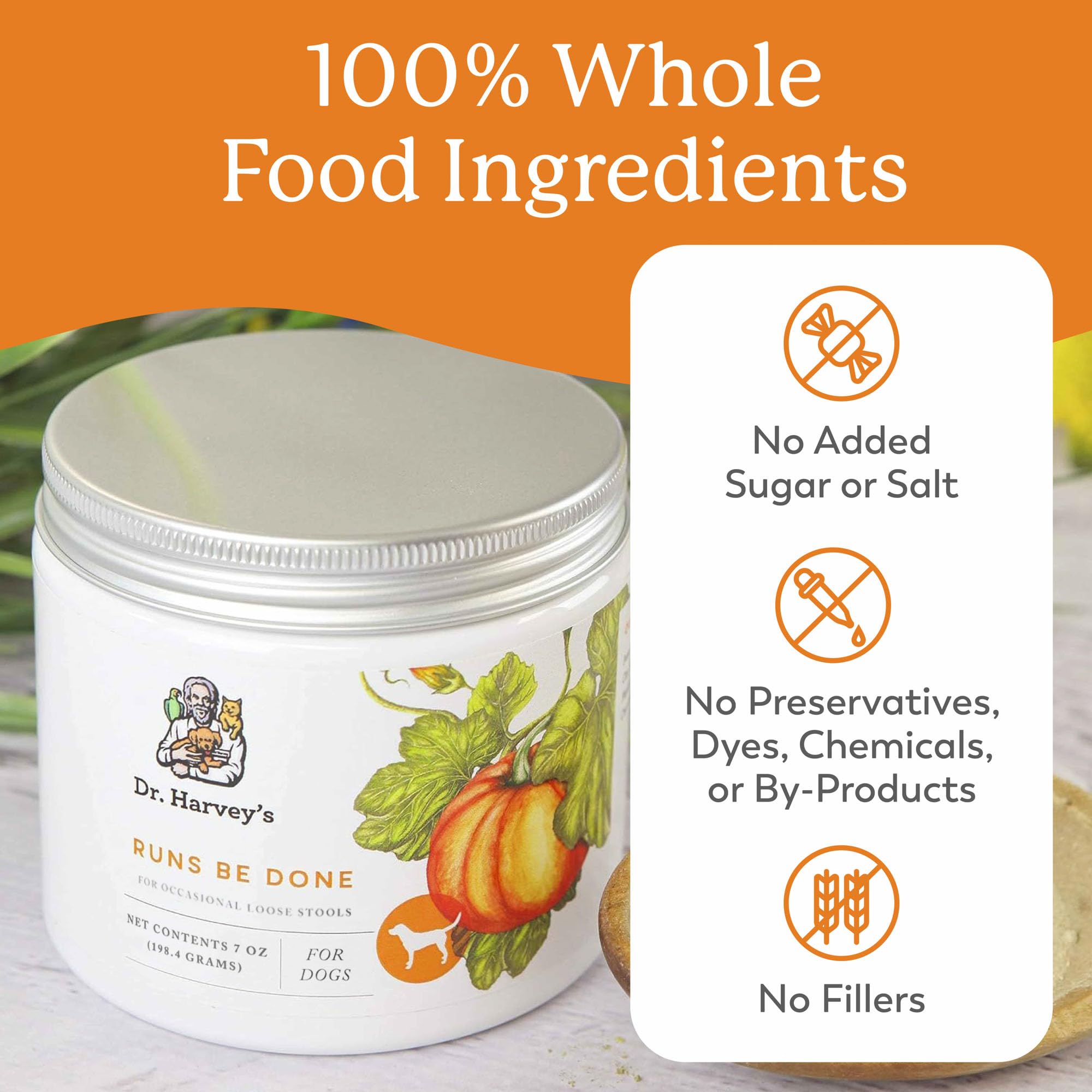 Dr. Harveys Runs Be Done Anti-Diarrheal Digestive Tract Supplement for Dogs (7 Ounces)