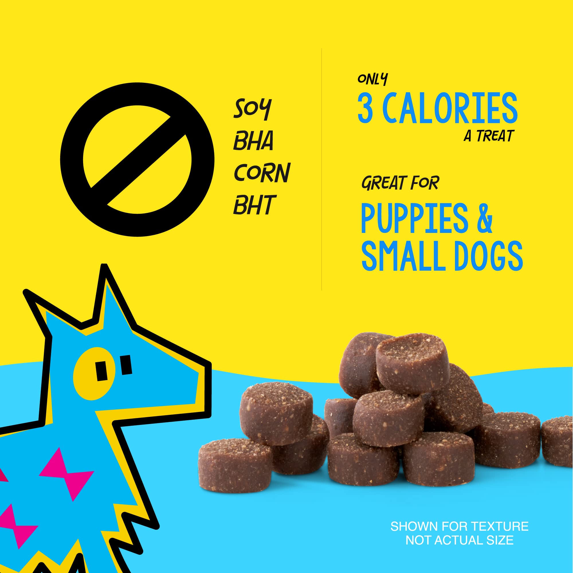 Crazy Dog Train-Me! Training Reward Dog Treats 16 Oz., Bacon Regular