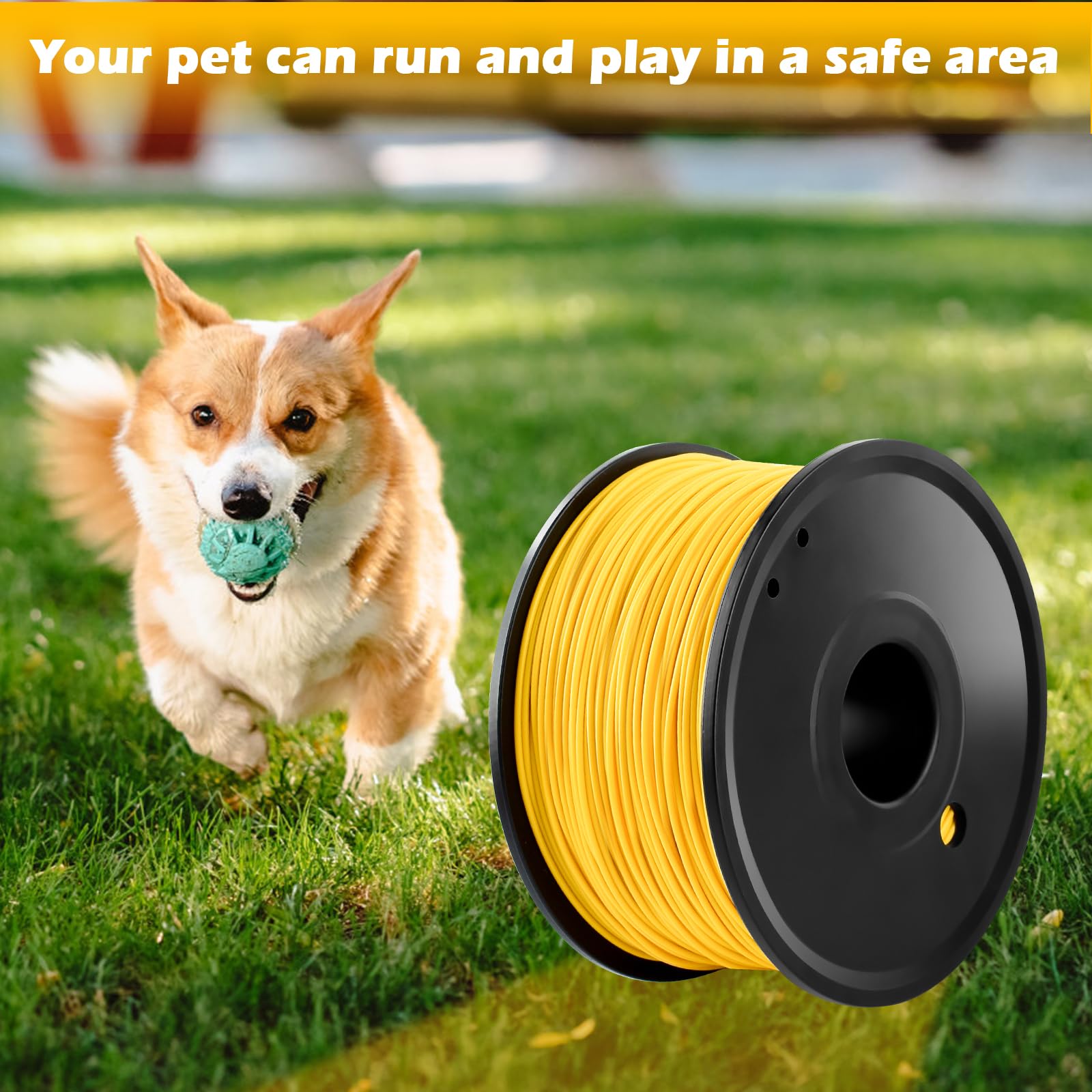 Tresson Underground Dog Fence Wire,Boundary 500 Feet Compatible For Pet System Wireless,Electric Dog Boundary Wire, For Pet Safe