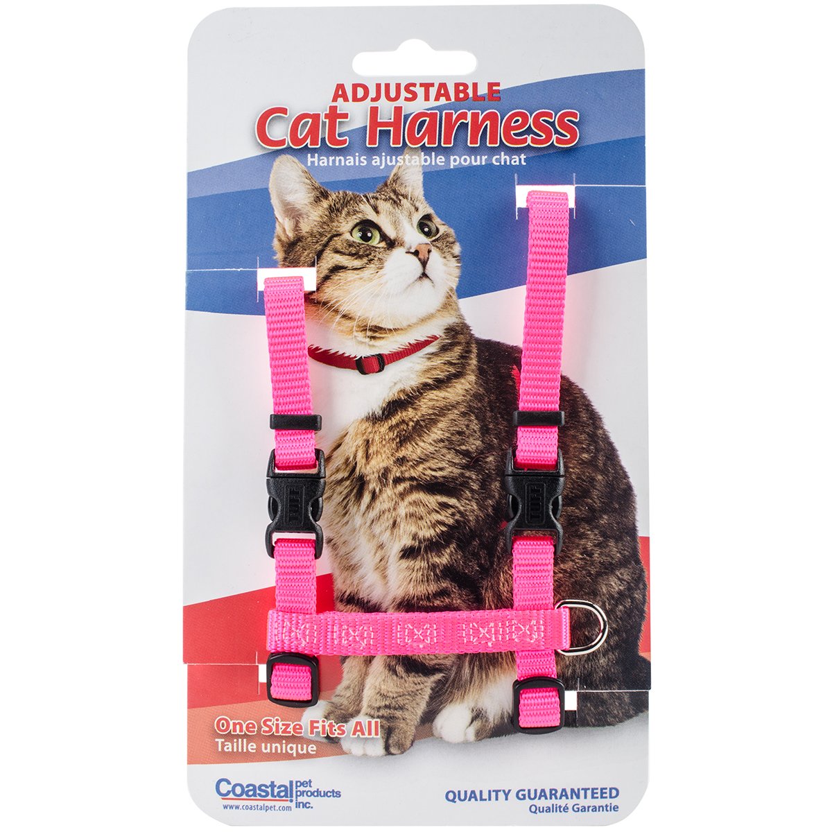 Coastal Pet Figure H Adjustable Cat Harness Pink