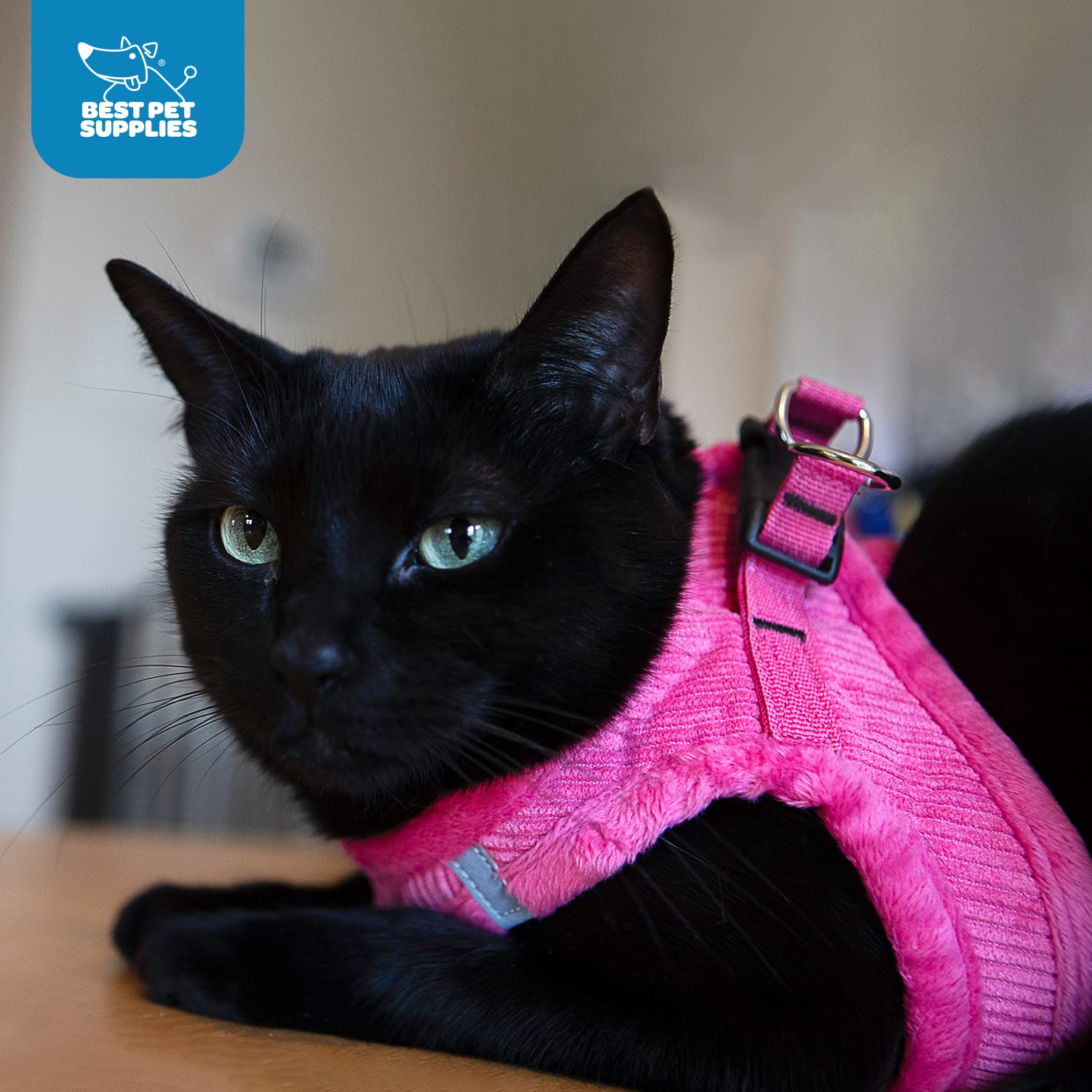 Voyager Step-In Plush Dog Harness - Soft Plush, Step In Vest Harness For Small And Medium Dogs By Best Pet Supplies - Latte Suede, M (Chest: 16-18')