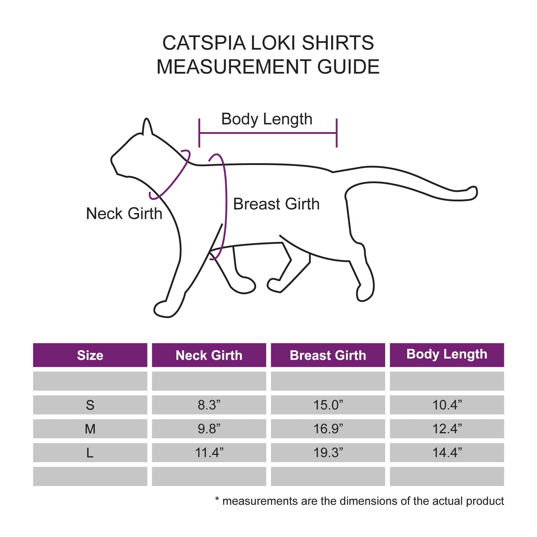 Catspia Casa-Ts9403-Mg-L Loki Pet Shirt, Large