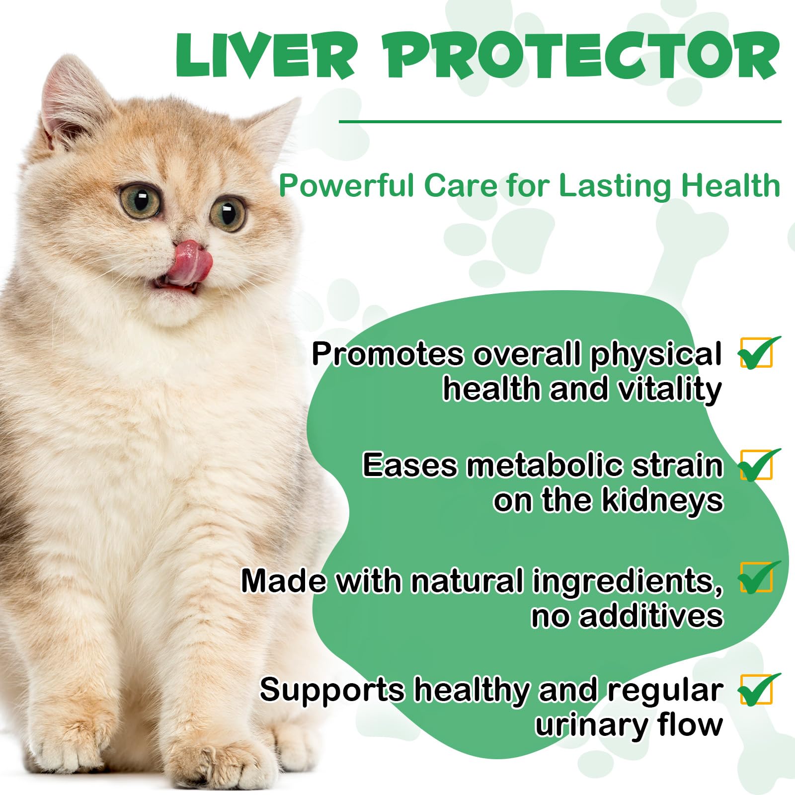 Kidney Support for Cats, Cat Kidney Treatment Support Cat Urinate Regularly, Strengthen Cat Kidney Function,Increase Cat Immunit