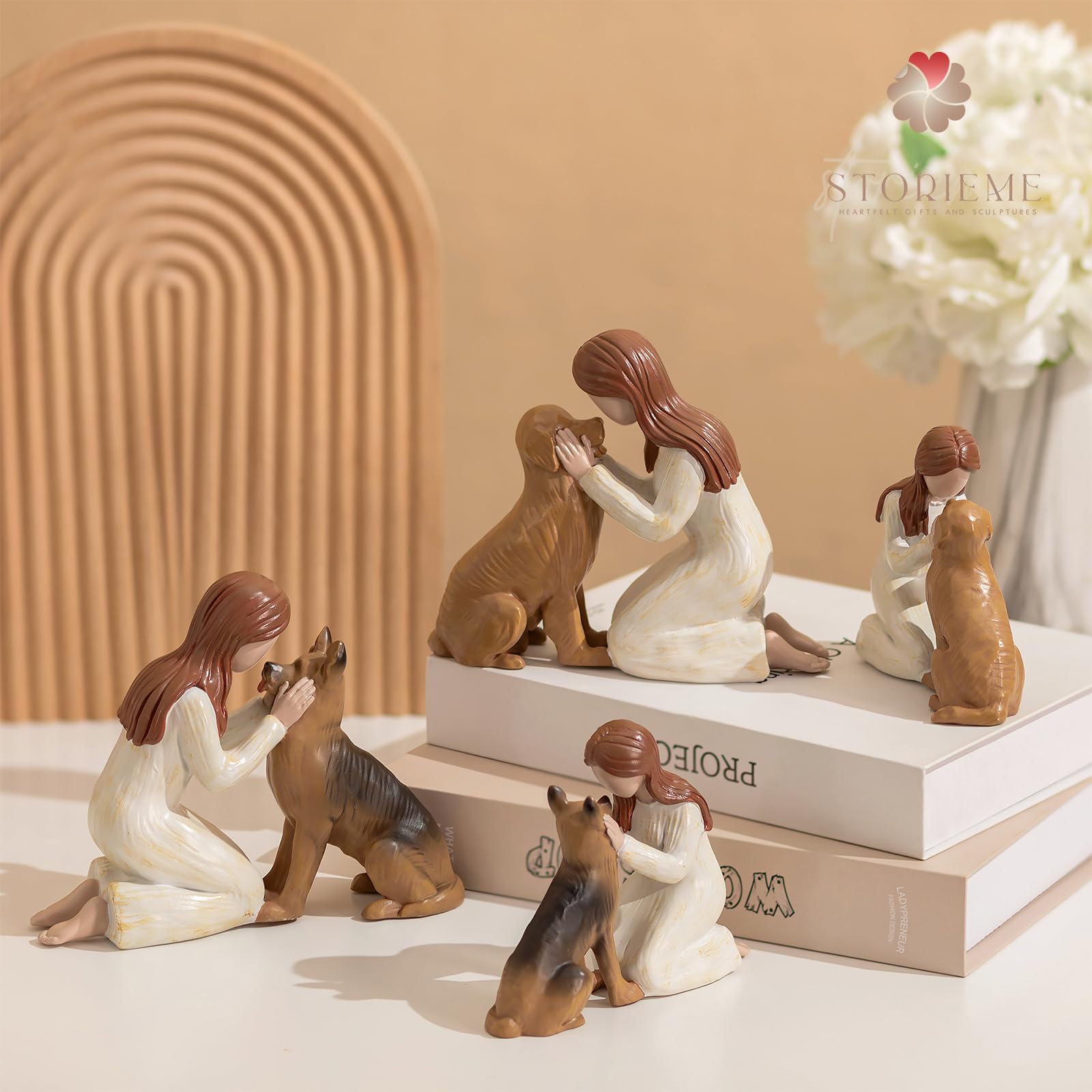 Storieme German Shepherd Gifts For Women: Dog Memorial Gift Pet Loss Sympathy Bereavement Remembrance Gift Angel Of Friendship D