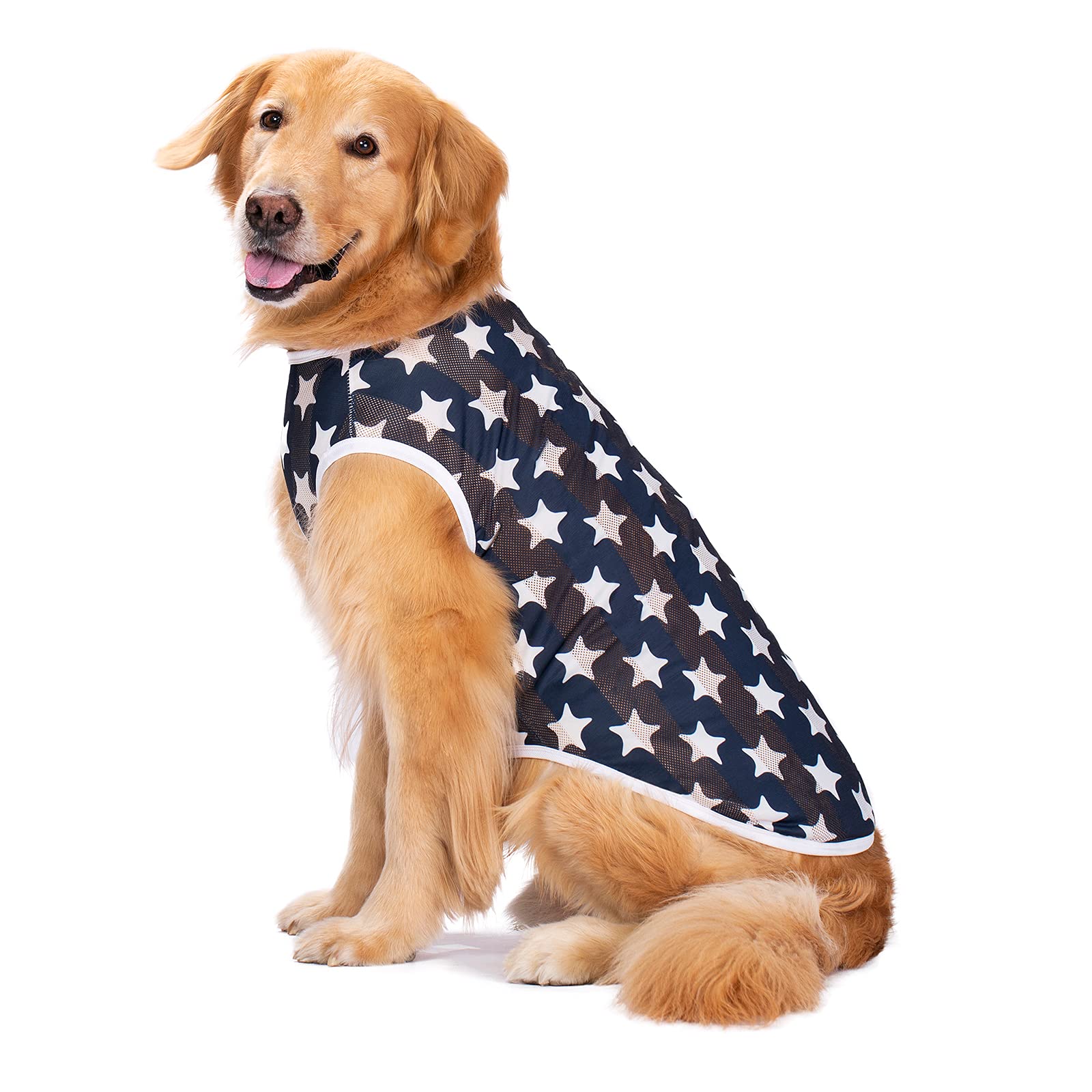 Pet Clothes, Large Dog Shirt Camouflage T Shirt Breathable Dog Sunscreen Clothes Outfits Vest Apparel For Medium Large Dogs (34/