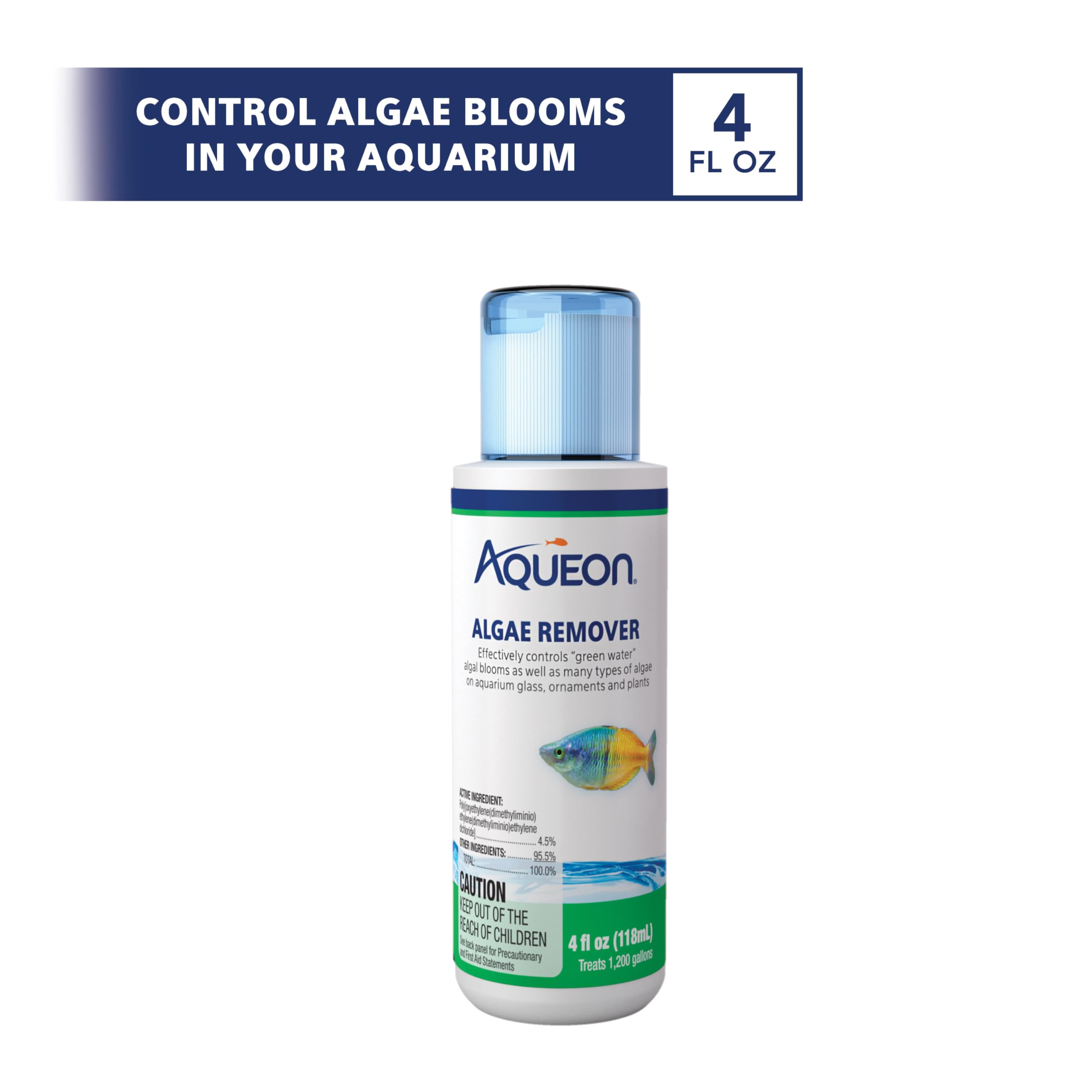 Aqueon Fish Tank Aquarium Algae Remover, 4 oz