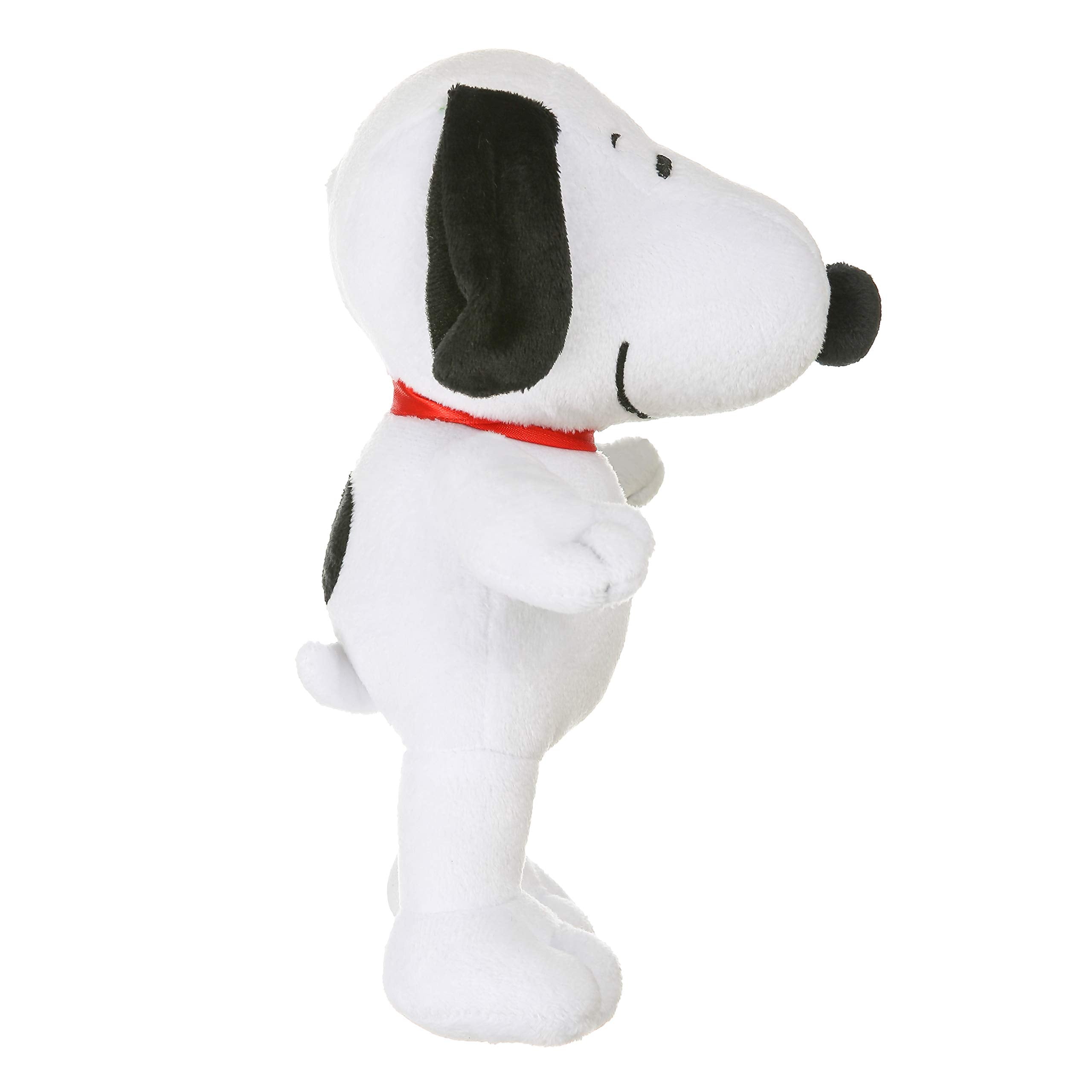 Peanuts For Pets Snoopy Figure Classic Plush Squeaker Dog Toy, 9 Inch Medium White Plush Dog Toy For All Dogs, Officially Licens