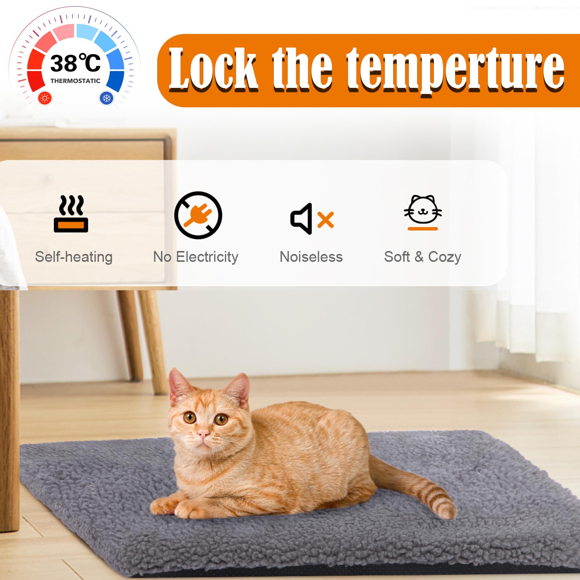 Rockever Outdoor Cat House,Outdoor Cat Houses For Feral Cats Weatherproof Rabbit Hutch Small, Wooden Small Pet House And Habitat