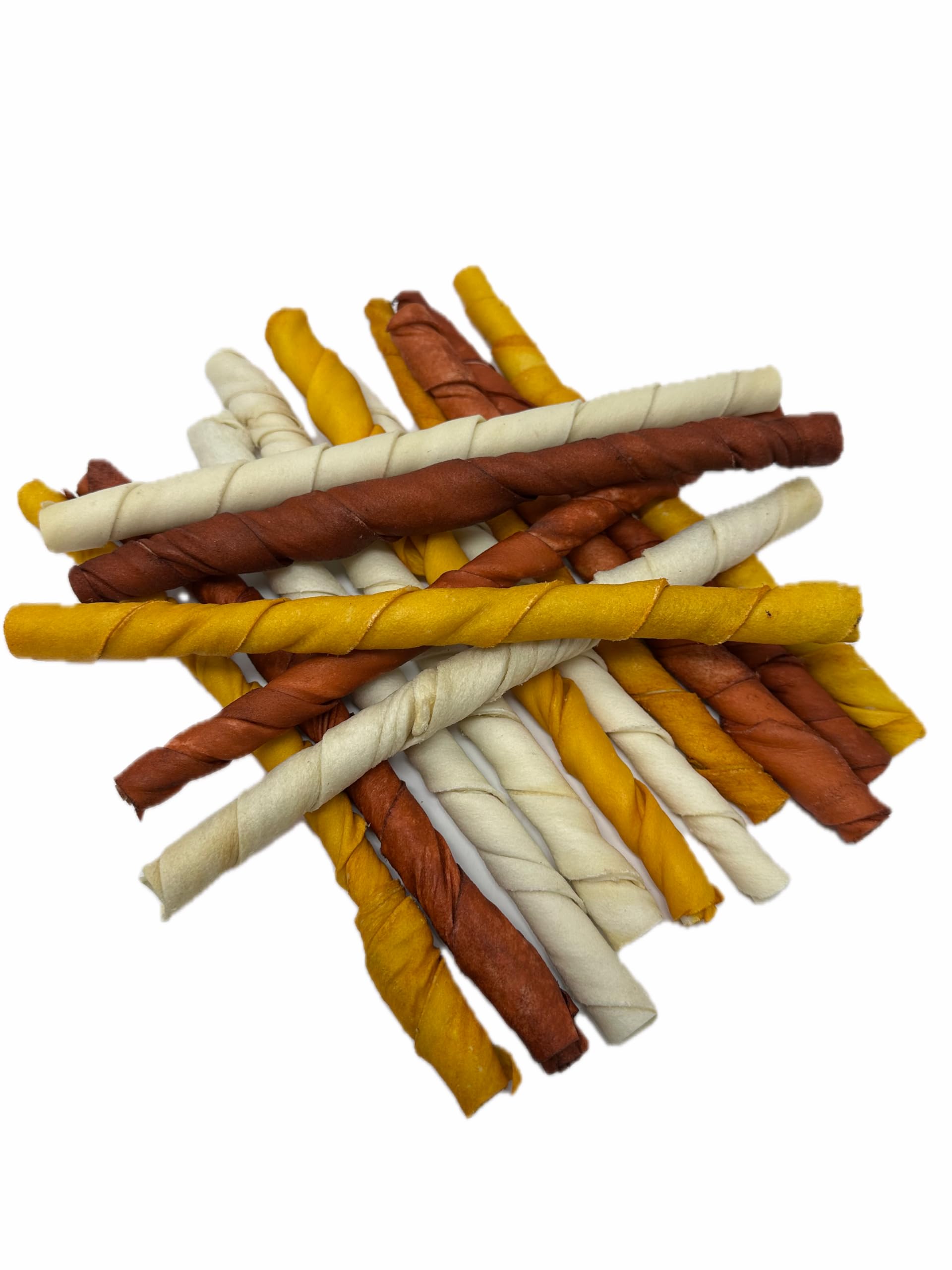 Lennox Group 15 Count Rawhide Express Twisted Sticks, 10, Assorted