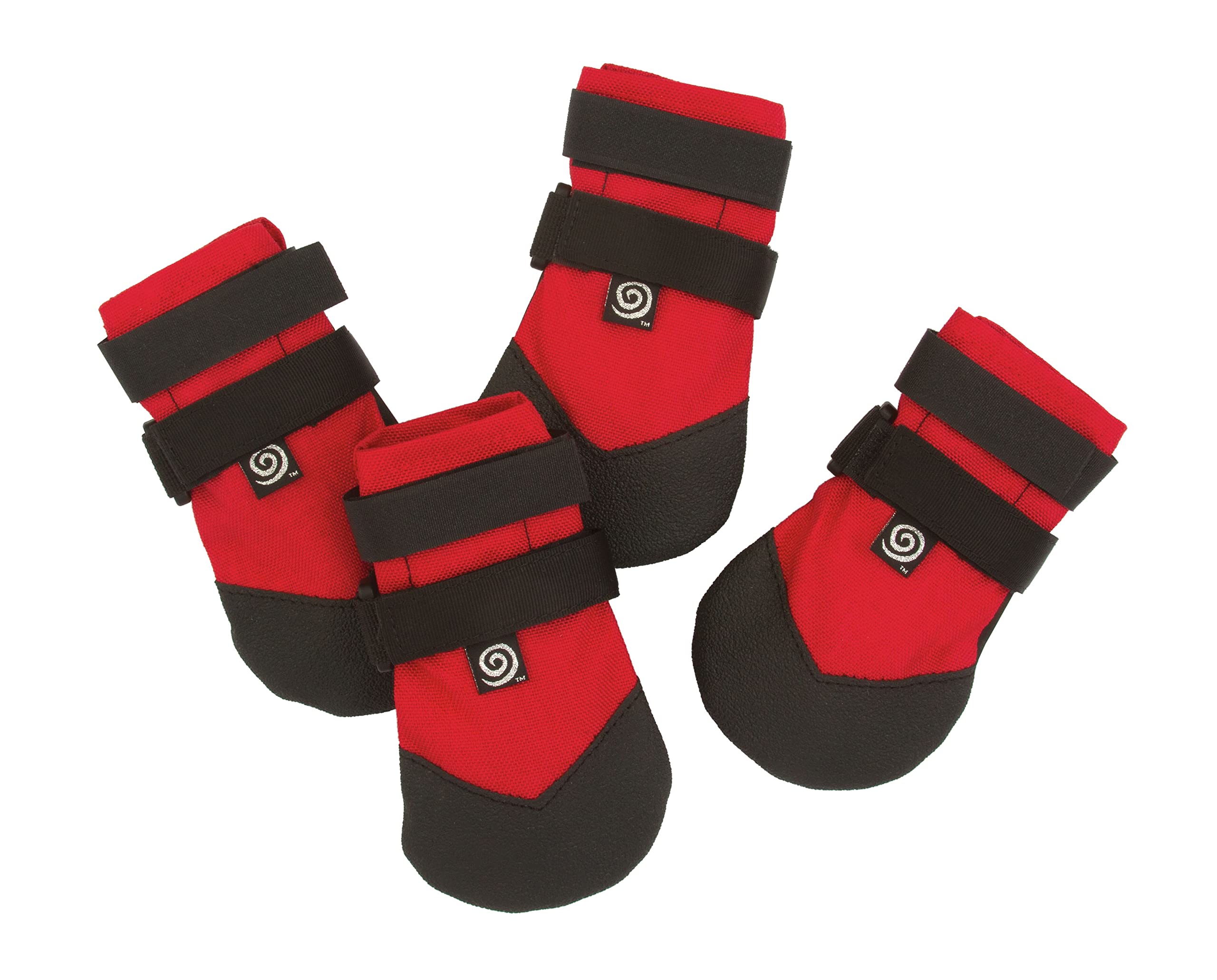 Ultra Paws Rugged Dog Boots and Paw Protectors for Small, Medium and Large Dogs Red (Size 11)