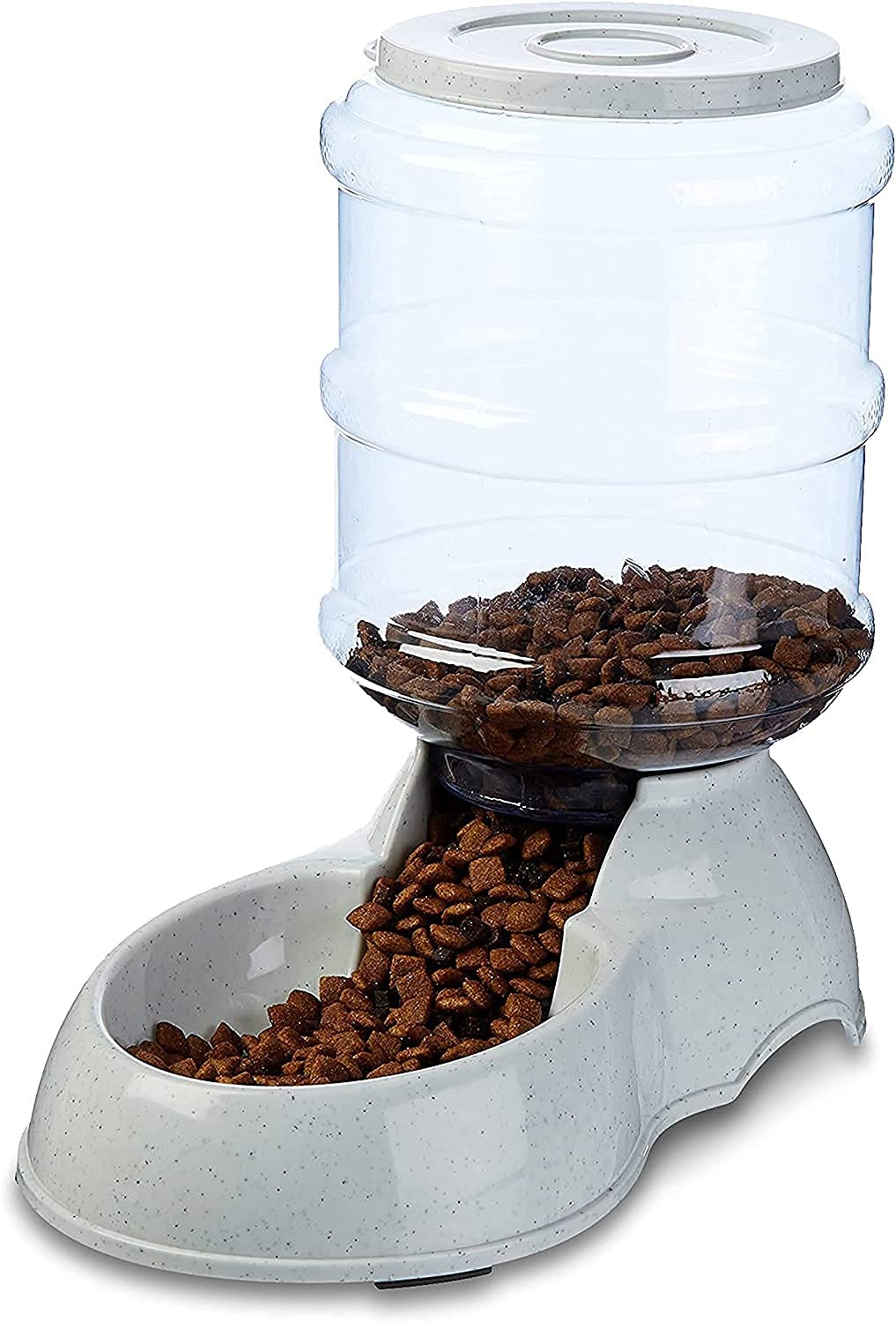 Amdroz Store Dog/Cat Feeder Food Dispenser Station  Replenish Pet Food For Dog Cat Animal Automatic Gravity Dry Food Storage Bo