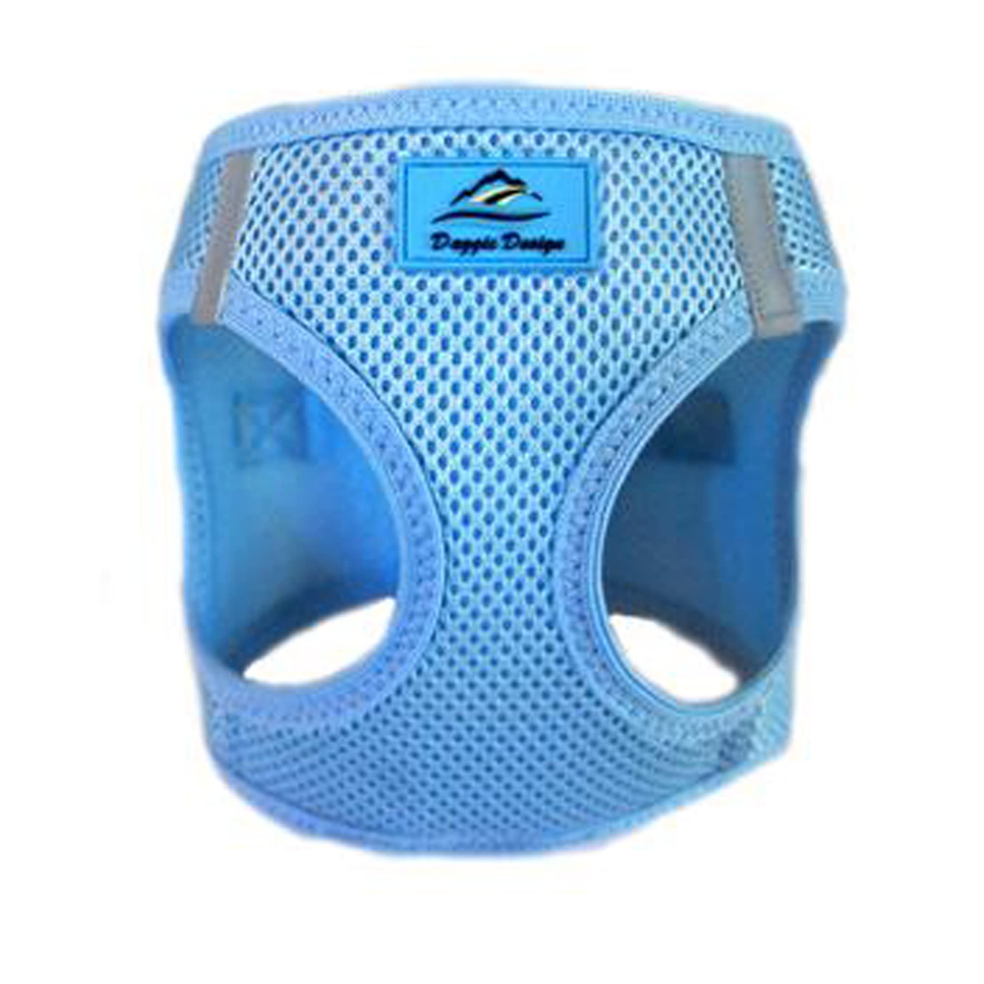 American River Ultra Choke-Free Mesh Dog Harness - Light Blue : See description for size