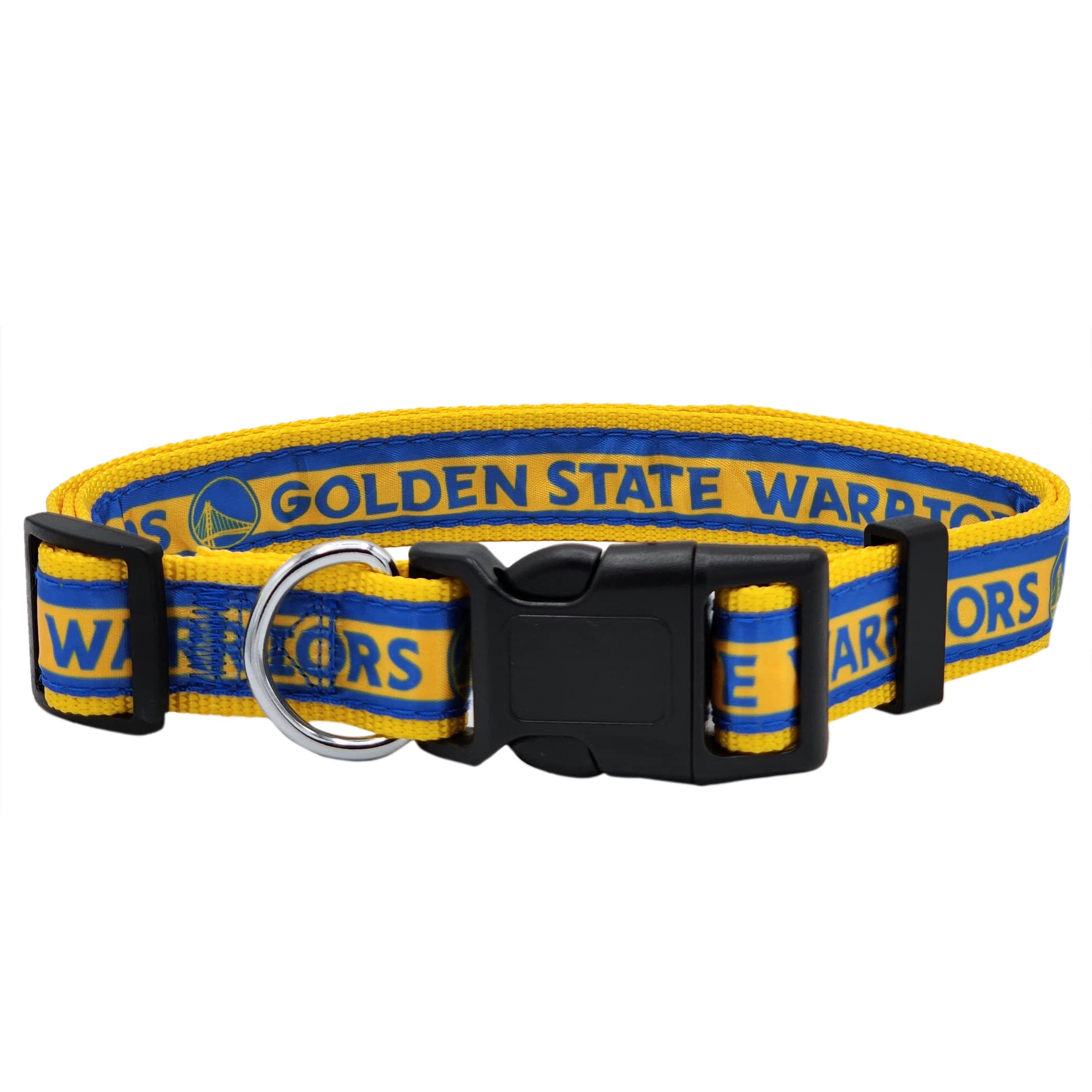 Nba Golden State Warriors Dog Collar, Size Medium. Best Pet Collar For All Sports Fans