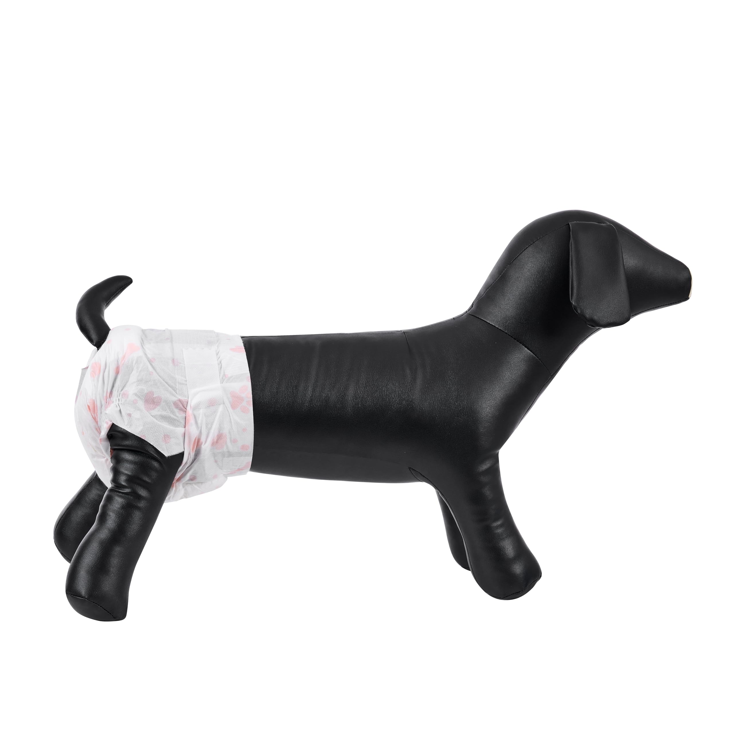 Bestle Disposable Female Dog Diapers, 40 Count, S (Waist 16.9   -19.7   ), Wetness Indicator, Ultra Protection, Leak Proof, Supe