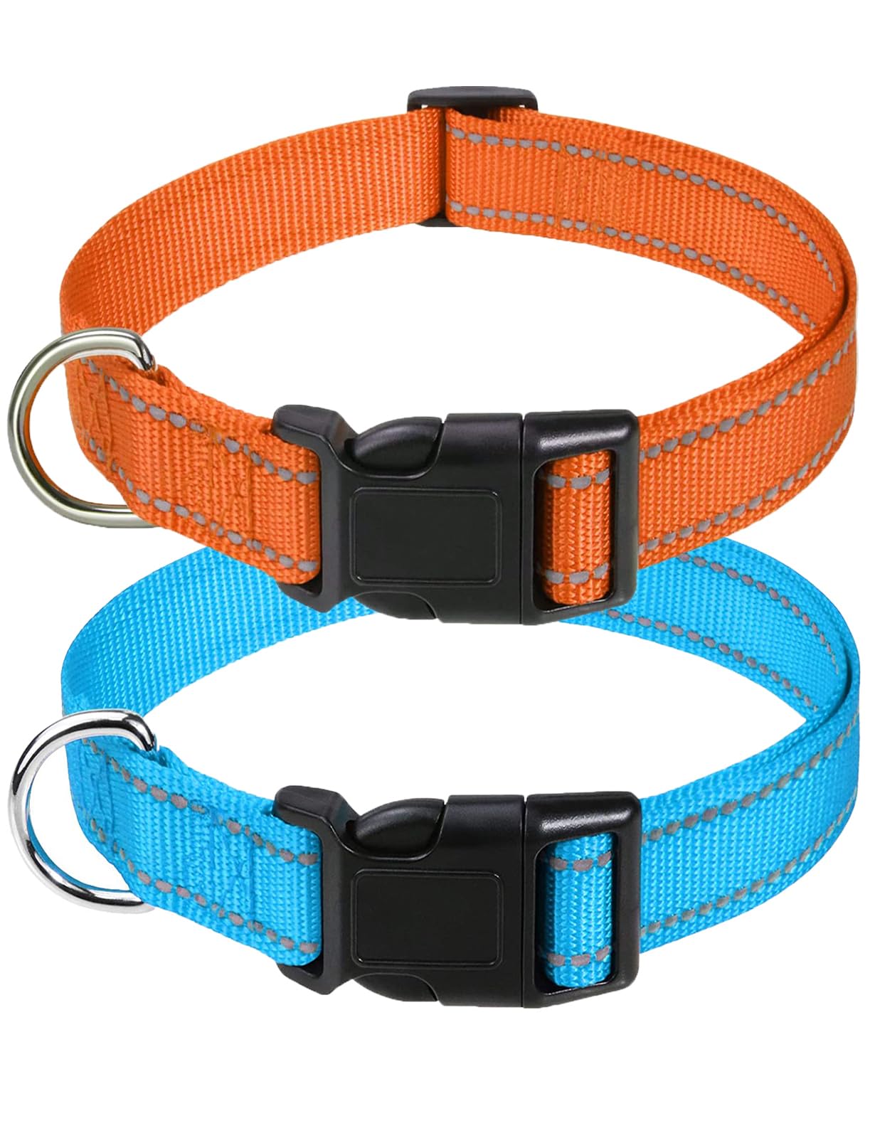 PaiPaitek 3/4 Inch Adjustable Dog Collar, E-Collar Replacement Strap Fit All Brands of Shock Training Collars and Bark Collars -