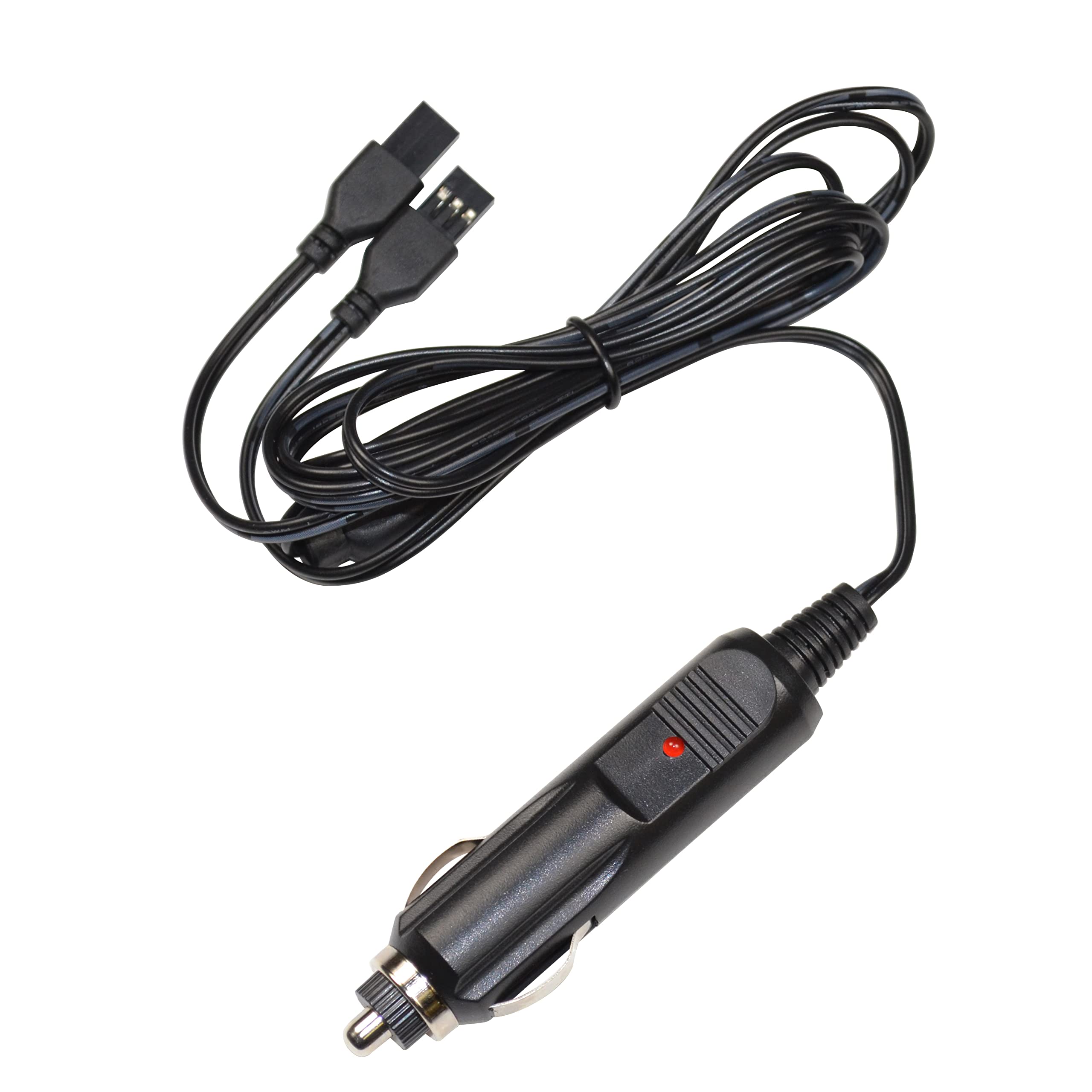 HQRP Car Charger Adapter for SportDOG FR-250 & SDT30 Dog Training Collars, Black, Plastic, Model 887774404282319