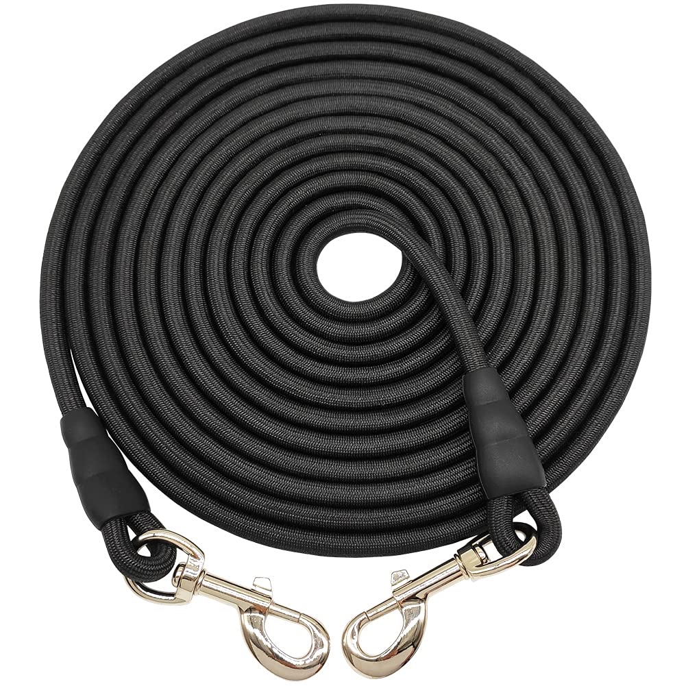 Sepxufore Dog Tie Out Rope Leash, 8-10-13-15-20-25-30-35-40-45-50Ft Dog Tether Heavy Duty Nylon Check Cord For Medium Large Dogs