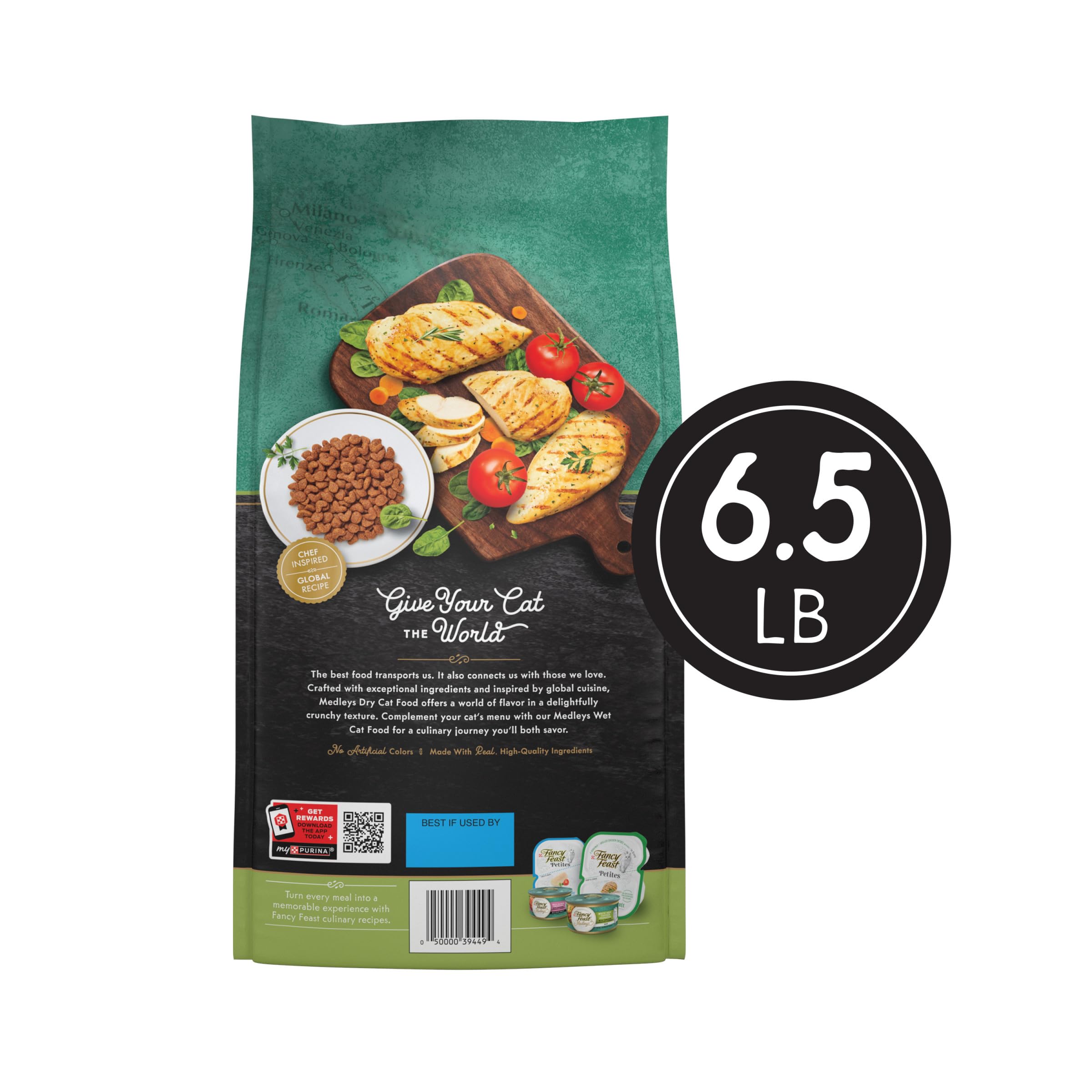 Purina Fancy Feast Medleys Primavera Style with White Meat Chicken and Accents of Tomato, Carrot and Spinach - 6.5 lb. Bag