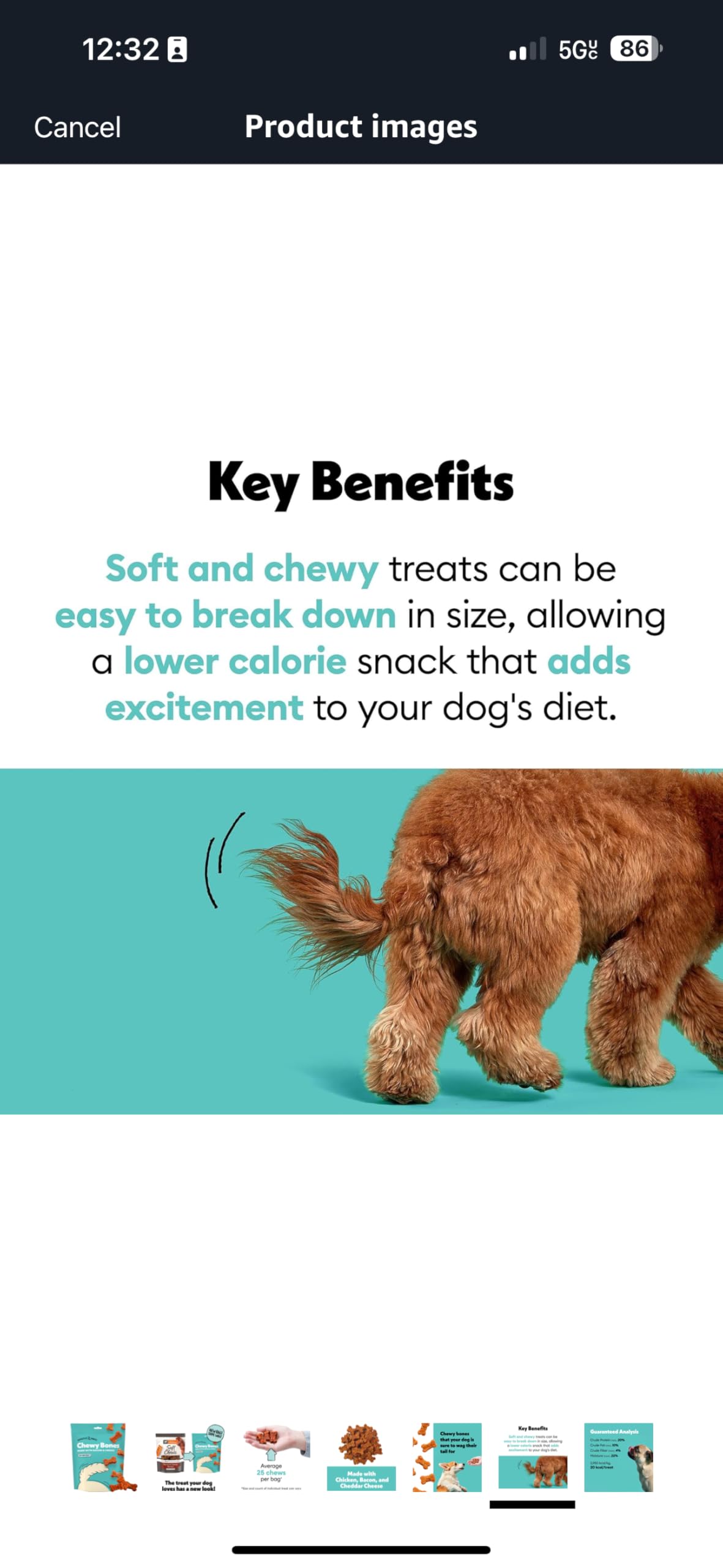 Wiggles & Wags Chewy Bones Dog Treats, Bacon & Cheese Flavor, Soft and Chewy, 2 Pack