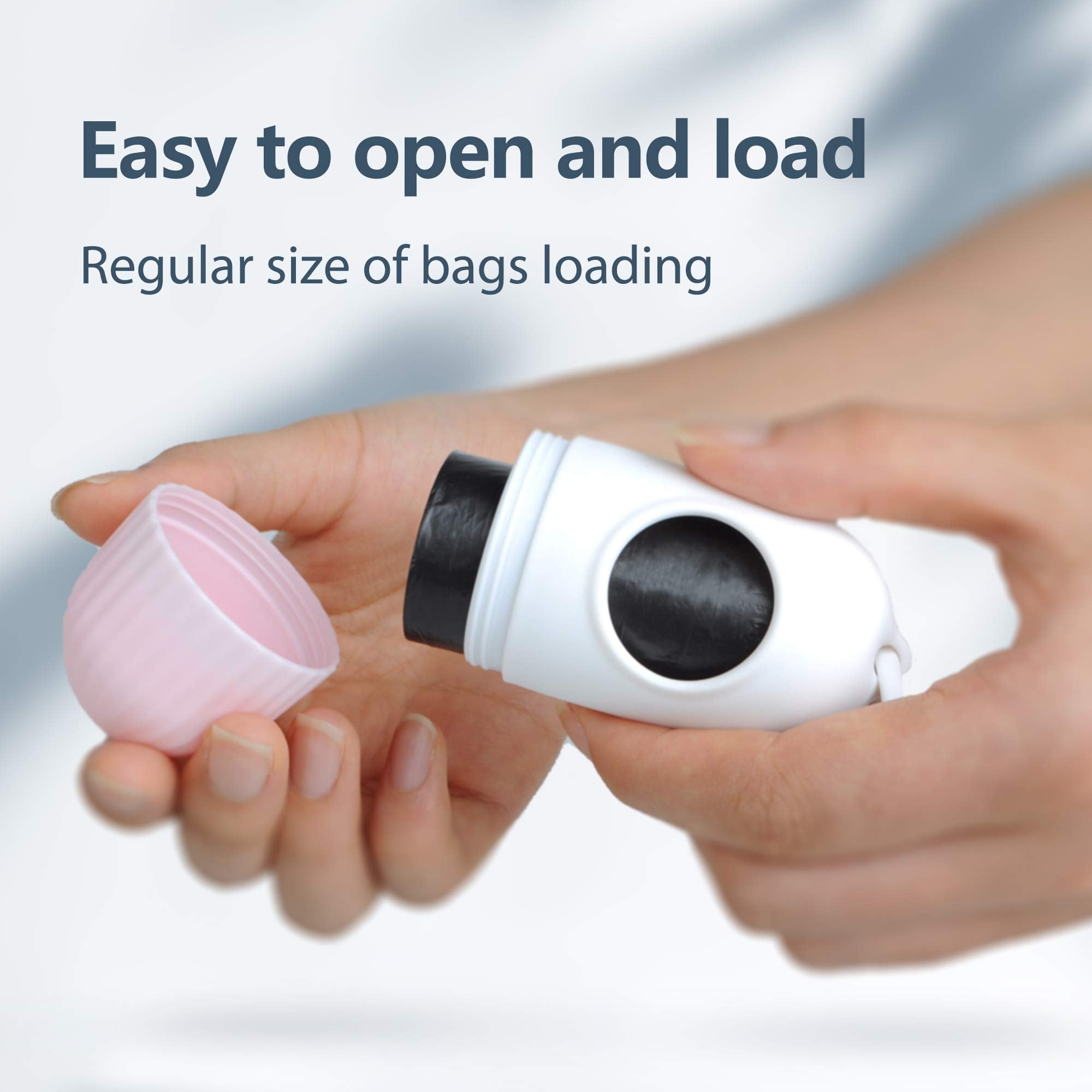 Fida Retractable Dog Leash For Small Breed Up To 26 Lbs, 16 Ft Pet Walking Leash With Dispenser And Poop Bags, Anti-Slip Handle,