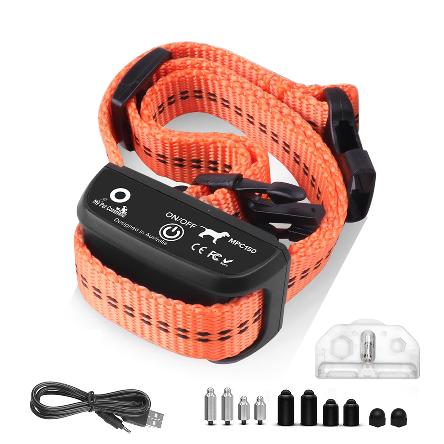 My Pet Command, Indoor Pet Barrier With Adjustable Range, Static And Tone Correction, Hidden Fence For Dogs Containment Collar, 