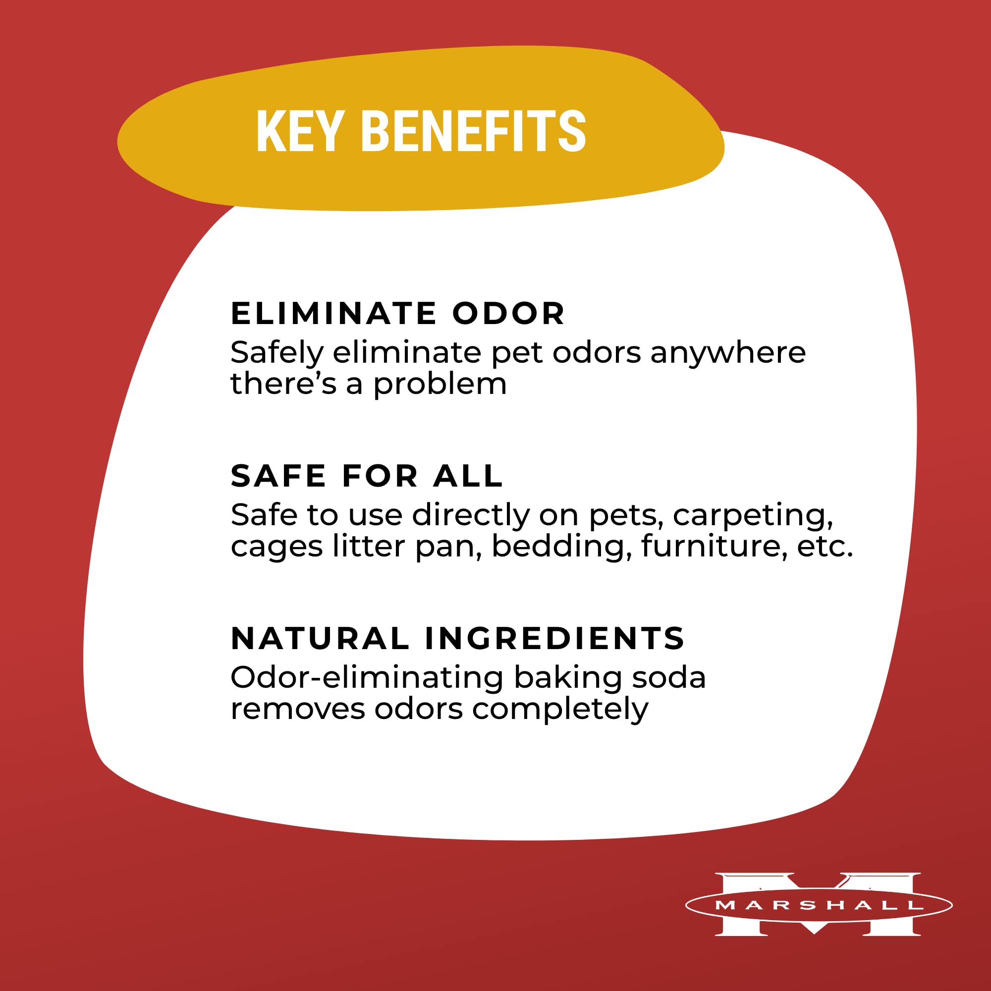 Marshall Pet Products Premium Natural Enzymatic Odor Remover And Deodorizer Spray For Severe Odors, For Small Animals And Ferrets, 8 Oz