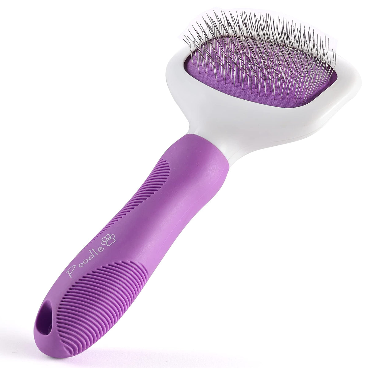 Poodle Pet Slicker Brush For Dogs, Cats, Rabbits - Dog Slicker Brush For Matted/Loose Hair, Fur, Knot - Doodle Brush For Dogs Short Hair & Long Hair - Dog Brush For Goldendoodle Grooming & Shredding