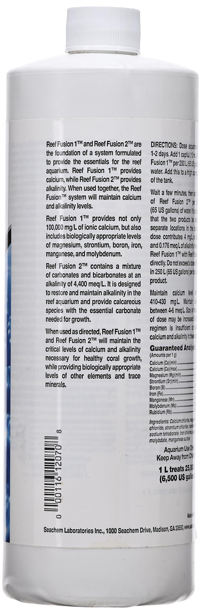 Seachem Reef Fusion 1 1 Liter