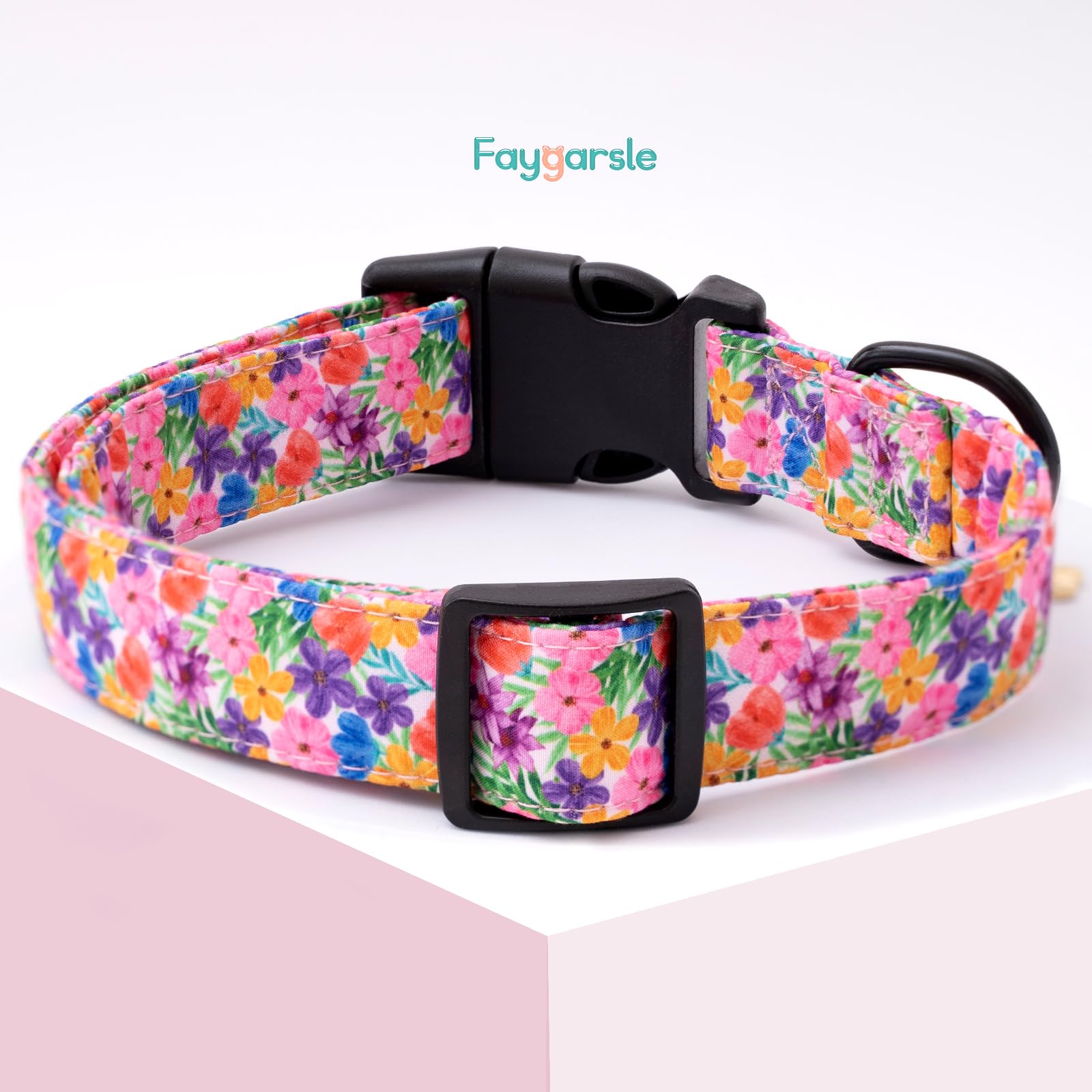 Faygarsle Dog Collar For Small Medium Large Dogs Cute Puppy Collars For Female Dogs Floral Patterned Pet Collars For Summer Spri