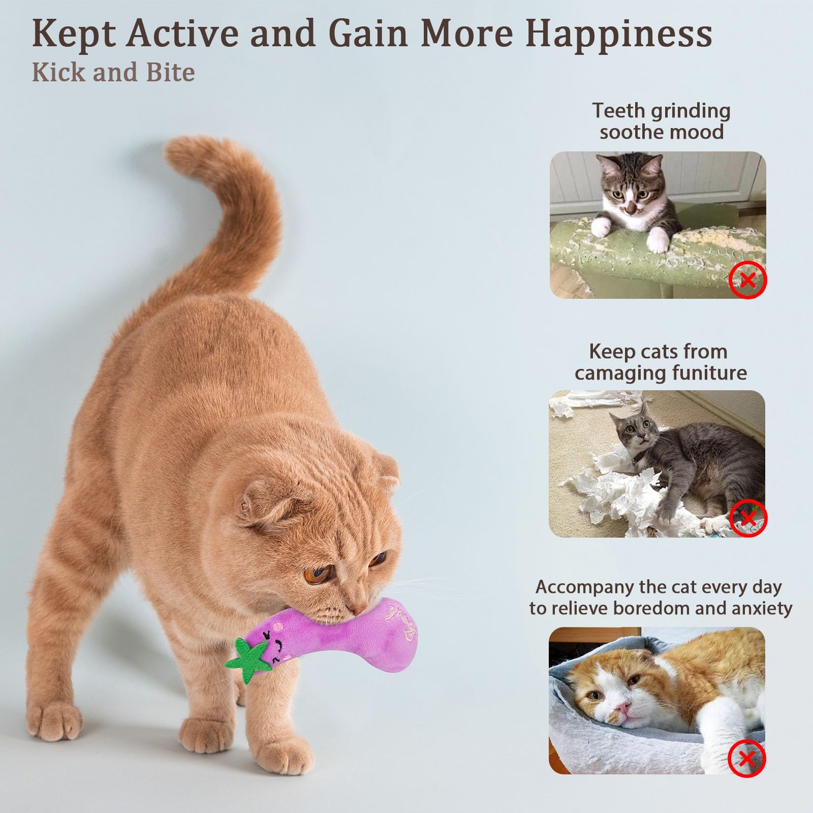 Etekyer Catnip Toys, Cat Toys, Cat Toys For Indoor Cats, Catnip Toys For Cats, Cat Toys With Catnip, Interactive Cat Toy, Cat Chew Toy, Cat Pillow Toys, Cat Toys For Kittens Kitty