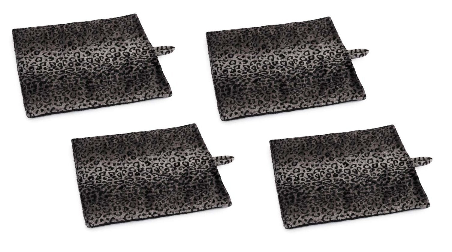 Prairie Horse Supply Quality Thermal Cat Mat and Free Cat Toy (Grey Leopard) (2 Mats) Cozy Self Heating Warming Kitty Kitten Pup