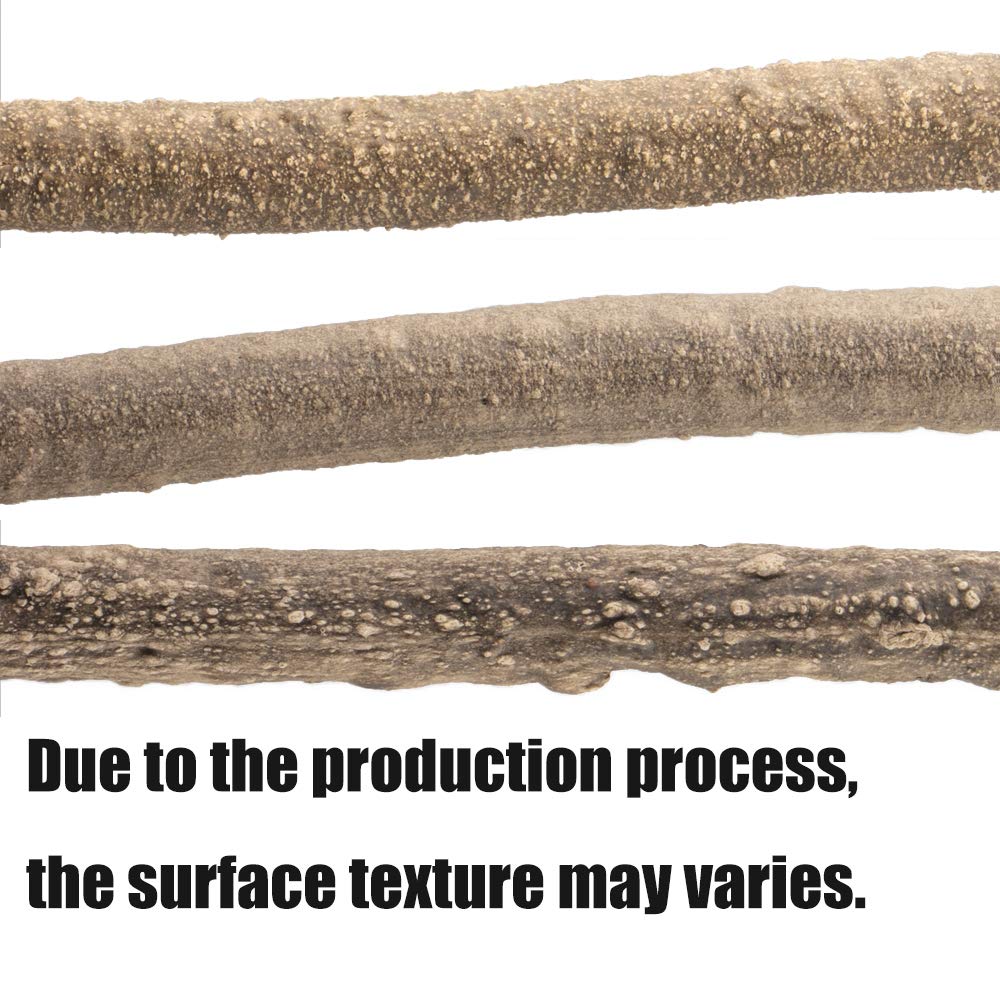 Eonmir 8-Foot Reptile Vines, Flexible Jungle Climber Long Vines Habitat Decor For Climbing, Chameleon, Lizards, Gecko (Thick Vin