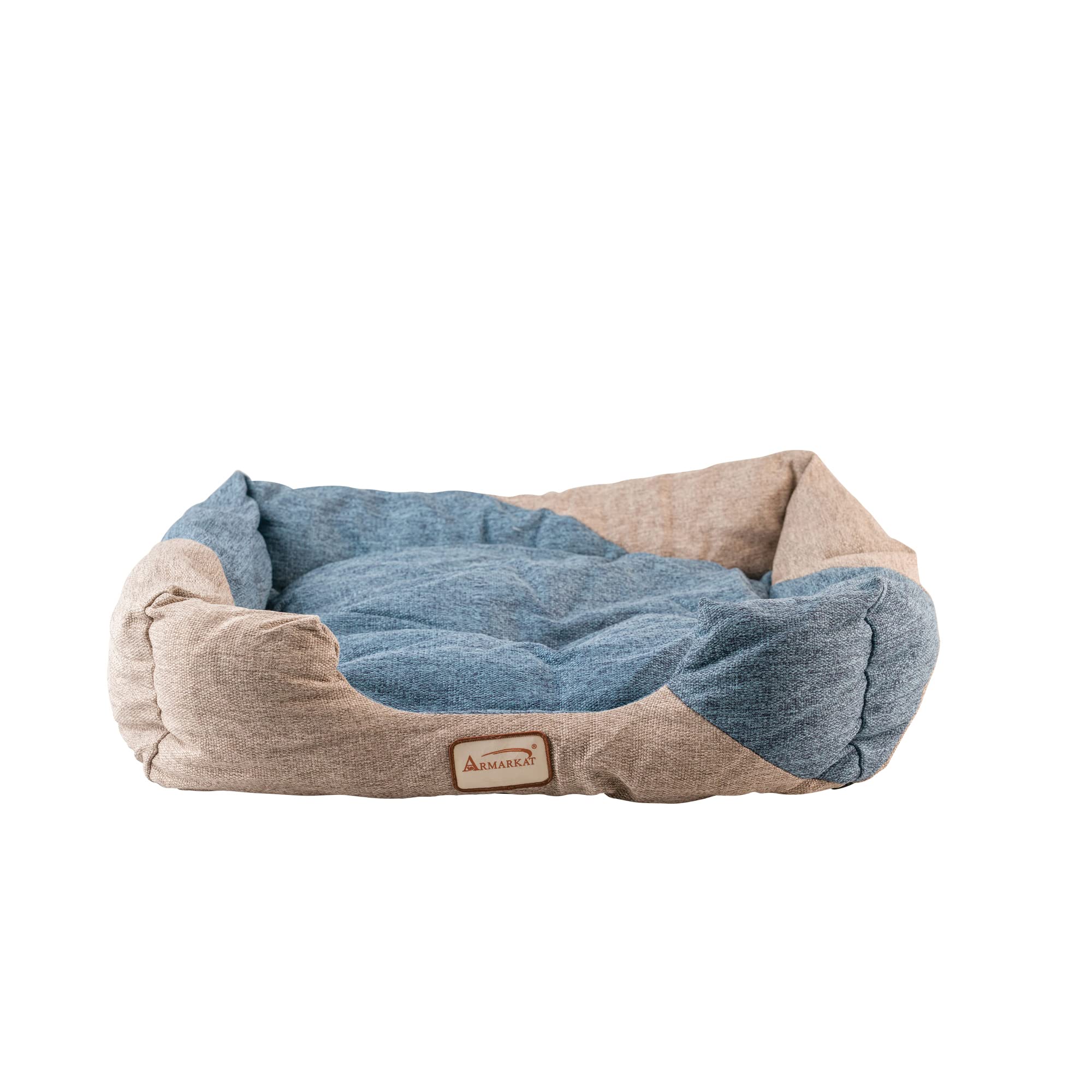Armarkat C47 Cat Bed, One Size,Navy Blue, Beige
